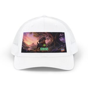 rottweiler-puppy-sunset-trucker-cap-zeus-personalized-dog-snapback