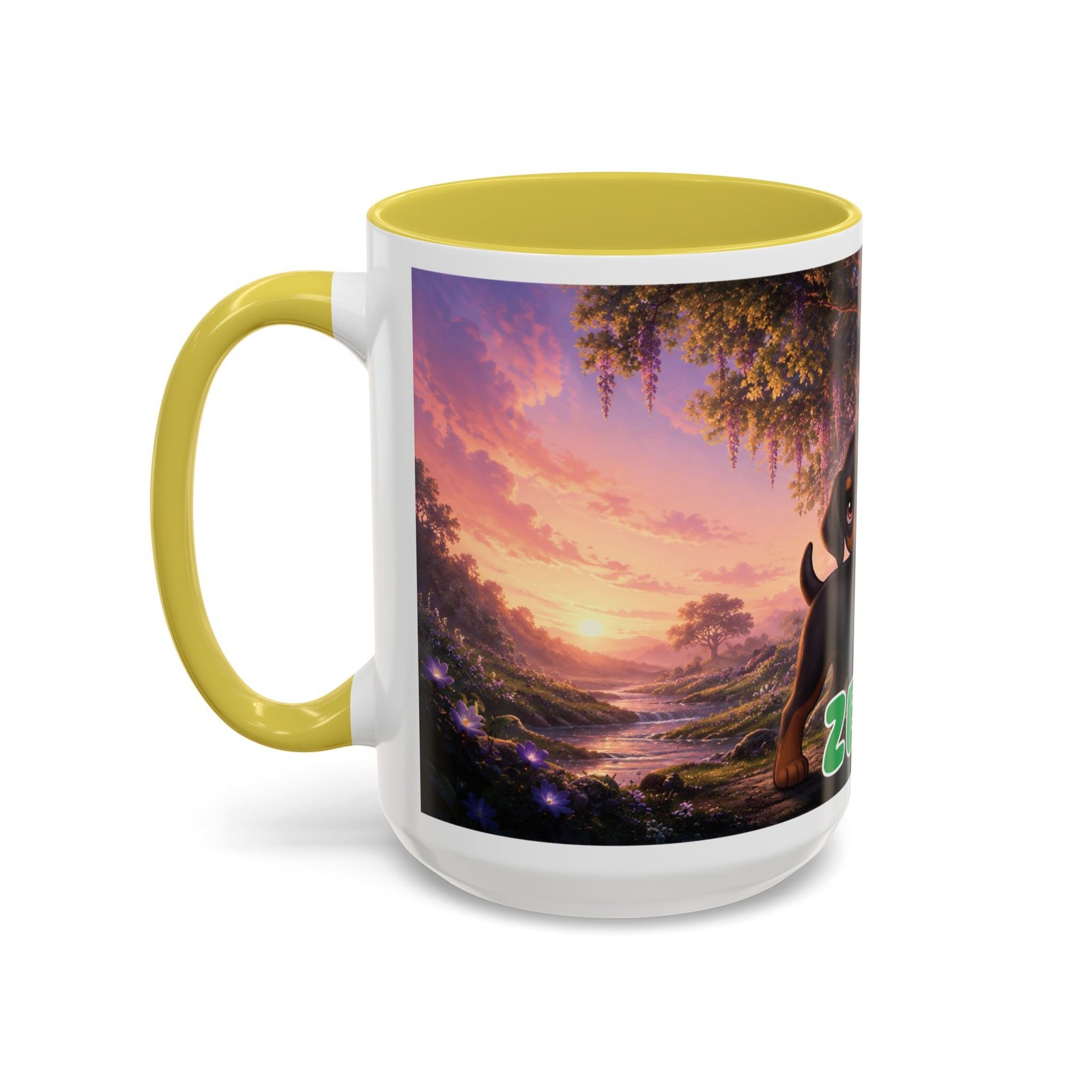 Zeus Wiggle Woofs™ Colorful Mugs (11oz, 15oz) - Image 136