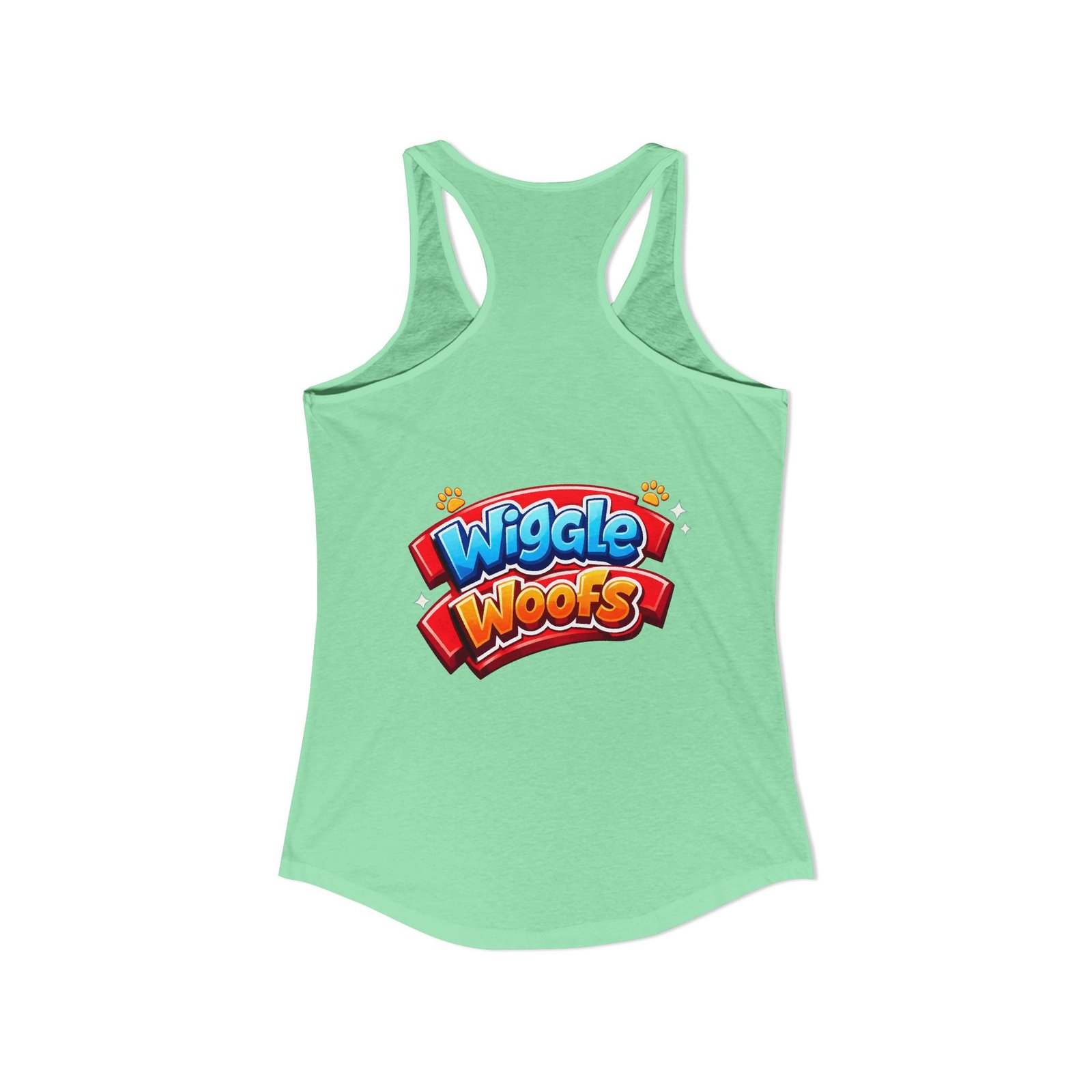 'Penny' Wiggle Woofs™ Women's Ideal Racerback Tank - Image 3