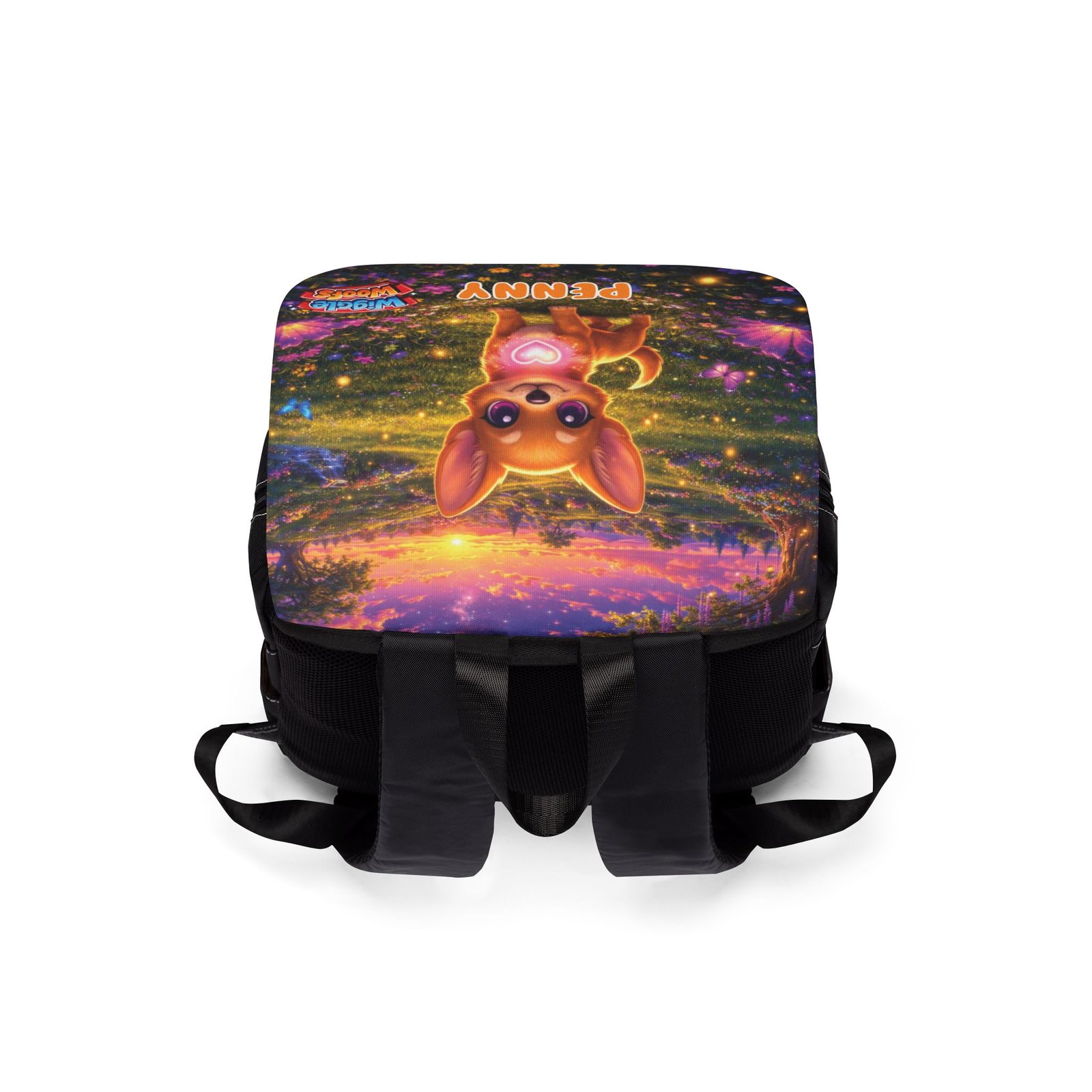 'Penny' Wiggle Woofs™ Unisex Casual Shoulder Backpack - Image 4