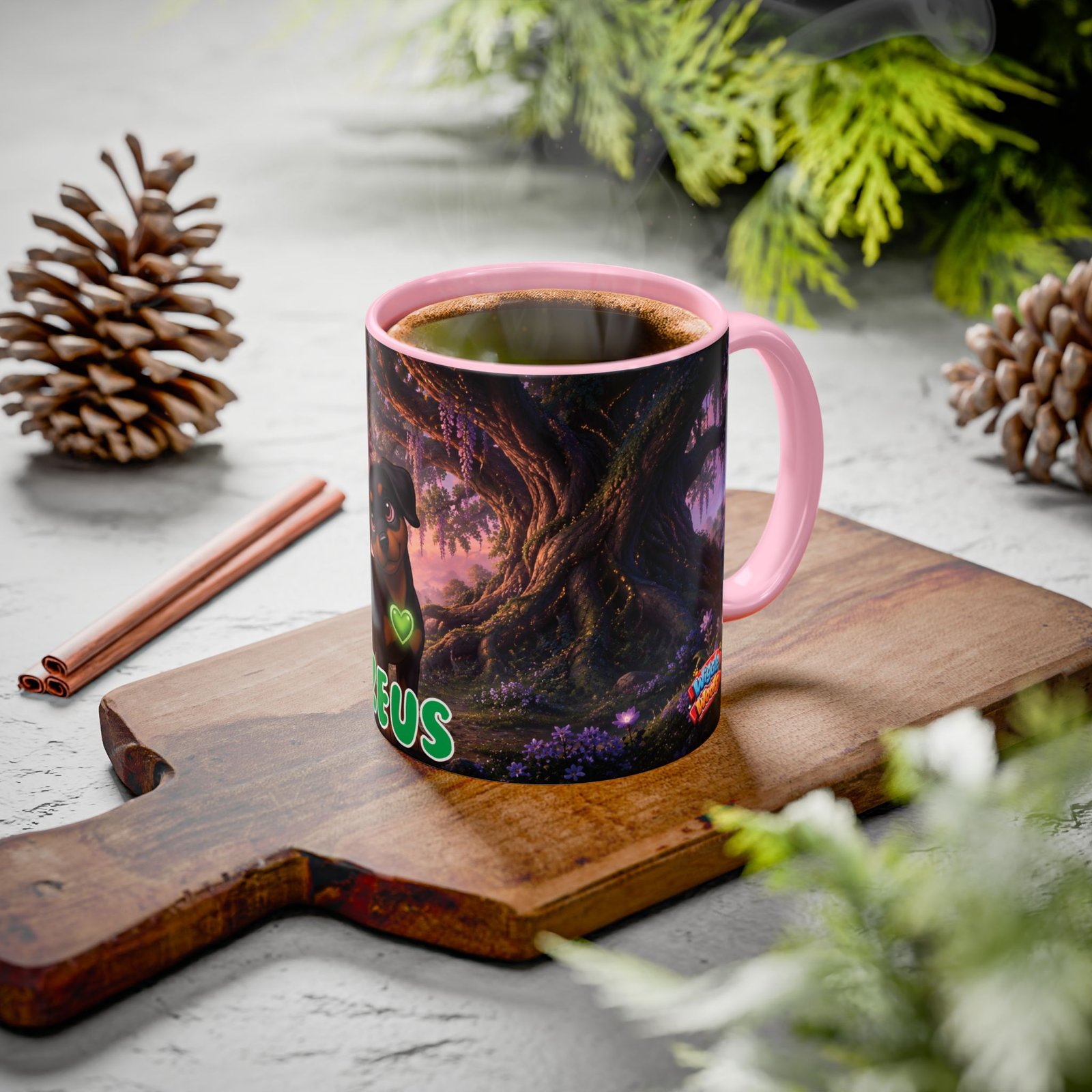 Zeus Wiggle Woofs™ Colorful Mugs (11oz, 15oz) - Image 59