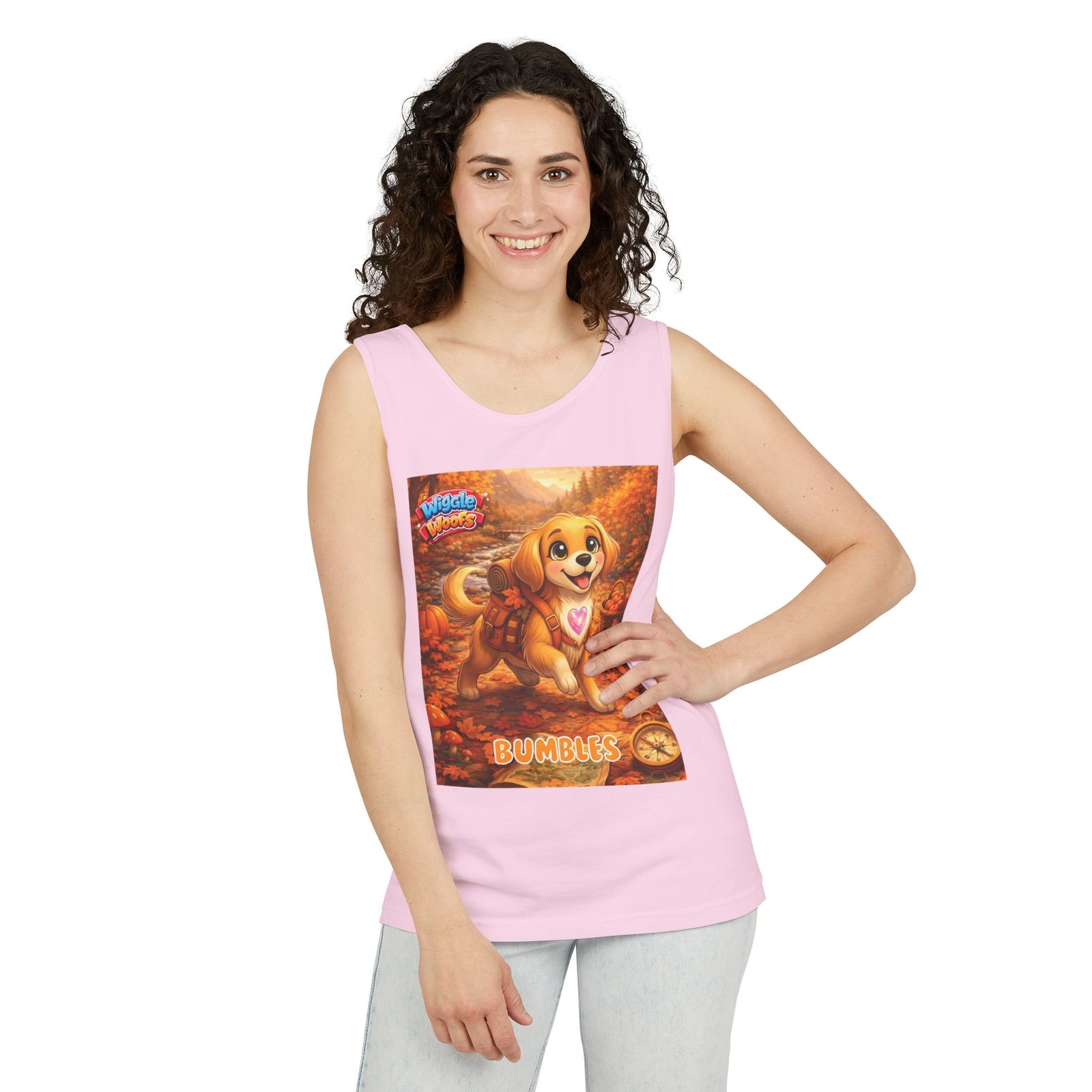 'Bumbles' Wiggle Woofs™ Unisex Garment-Dyed Tank Top - Image 18
