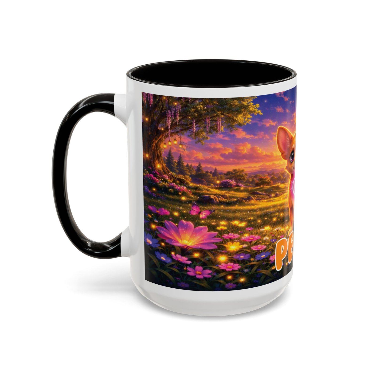 'Penny' Wiggle Woofs™ Colorful Mugs (11oz, 15oz) - Image 4