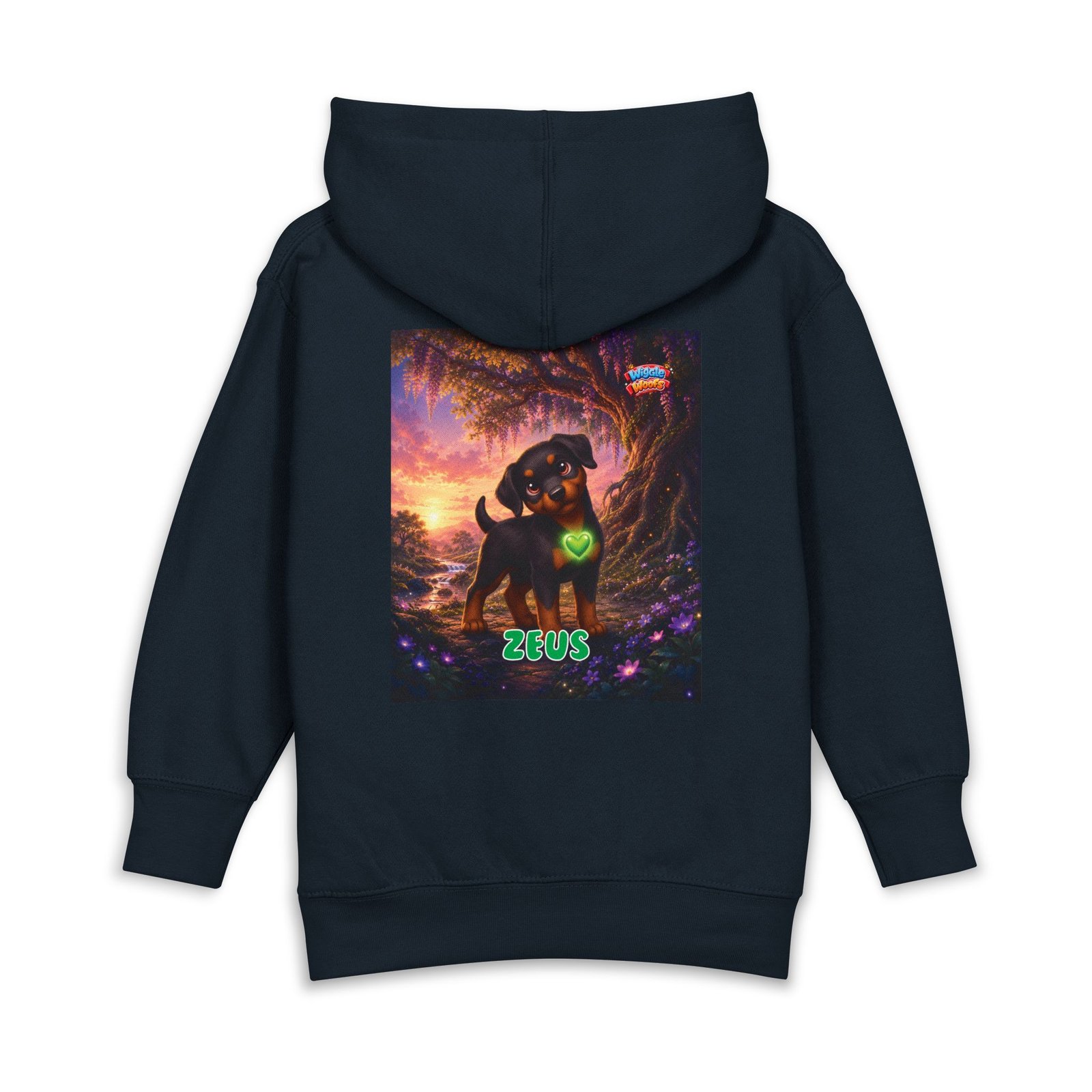 Zeus Wiggle Woofs™ Toddler Pullover Fleece Hoodies - Image 18