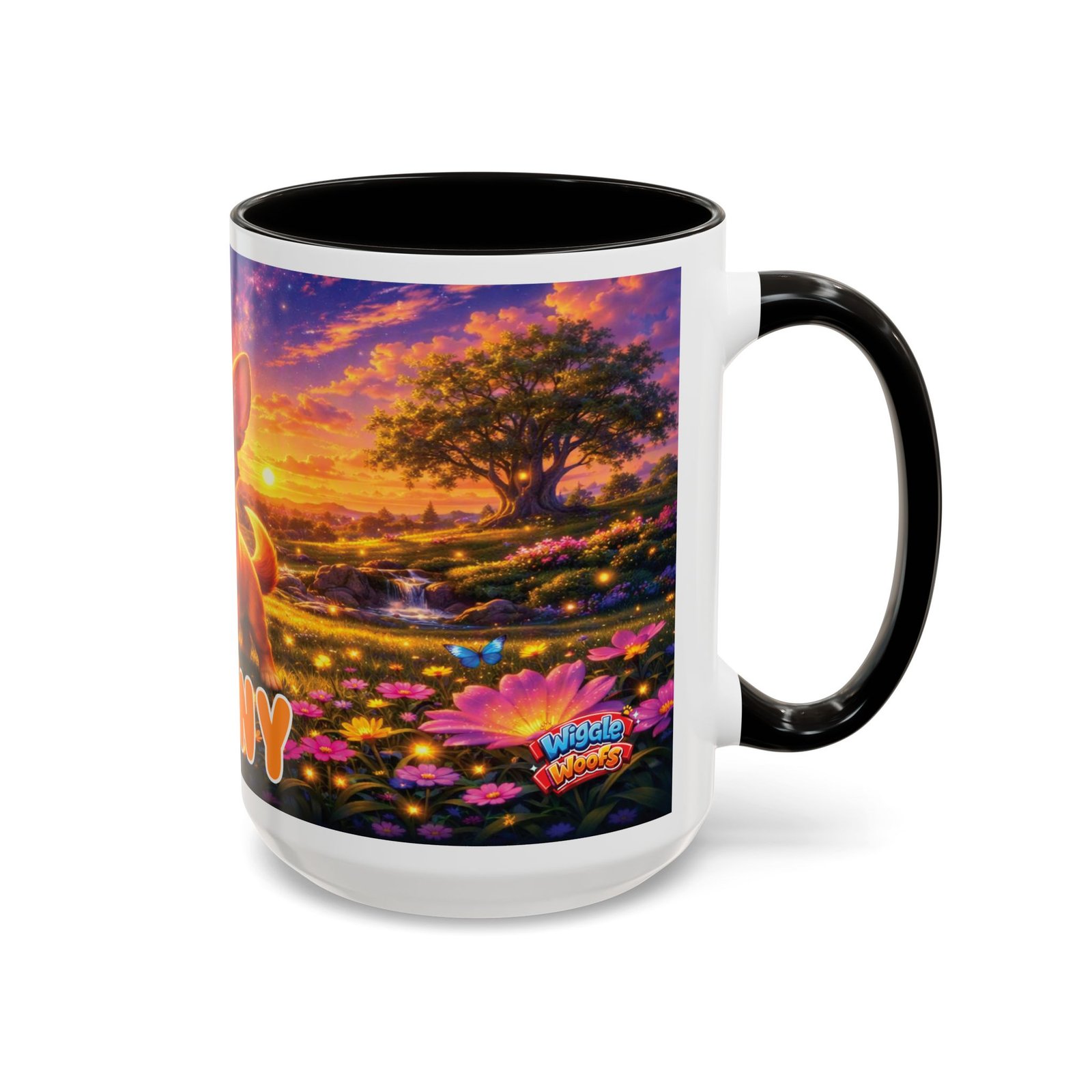 'Penny' Wiggle Woofs™ Colorful Mugs (11oz, 15oz) - Image 2