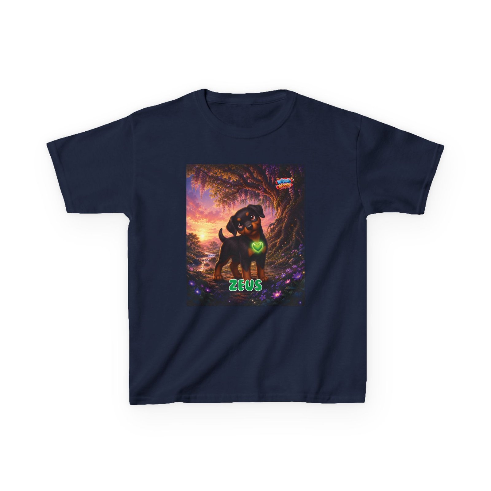 Zeus Wiggle Woofs™ Kids Heavy Cotton™ Tee - Image 13