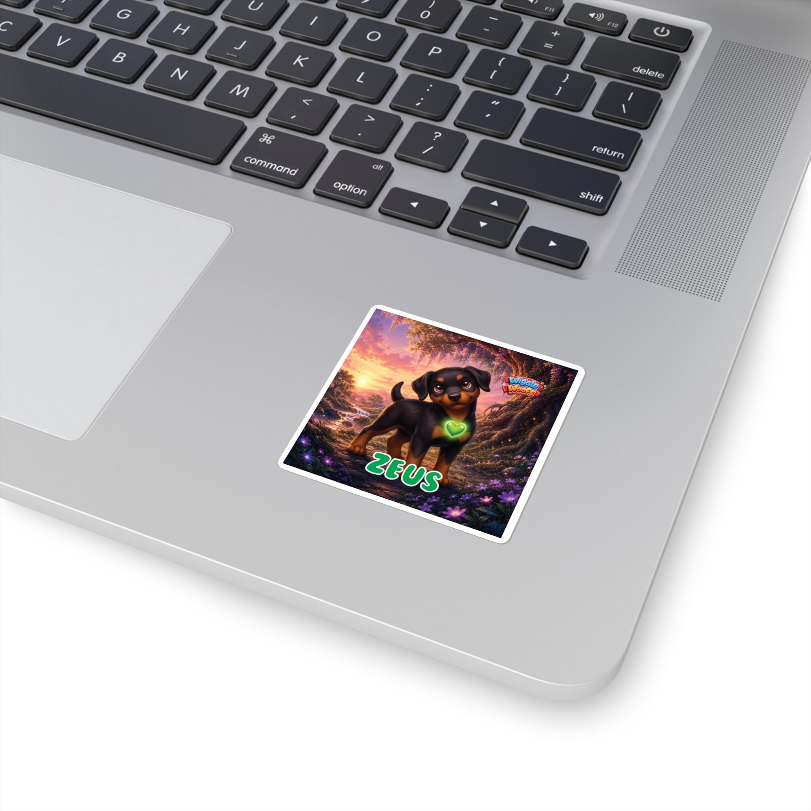 Zeus Wiggle Woofs™ Square Stickers - Image 2