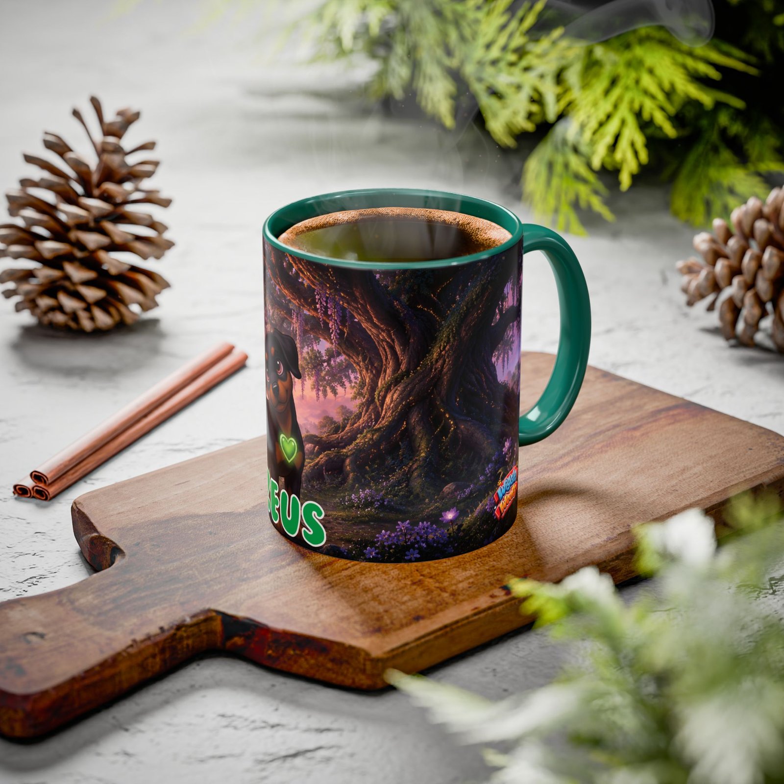Zeus Wiggle Woofs™ Colorful Mugs (11oz, 15oz) - Image 29