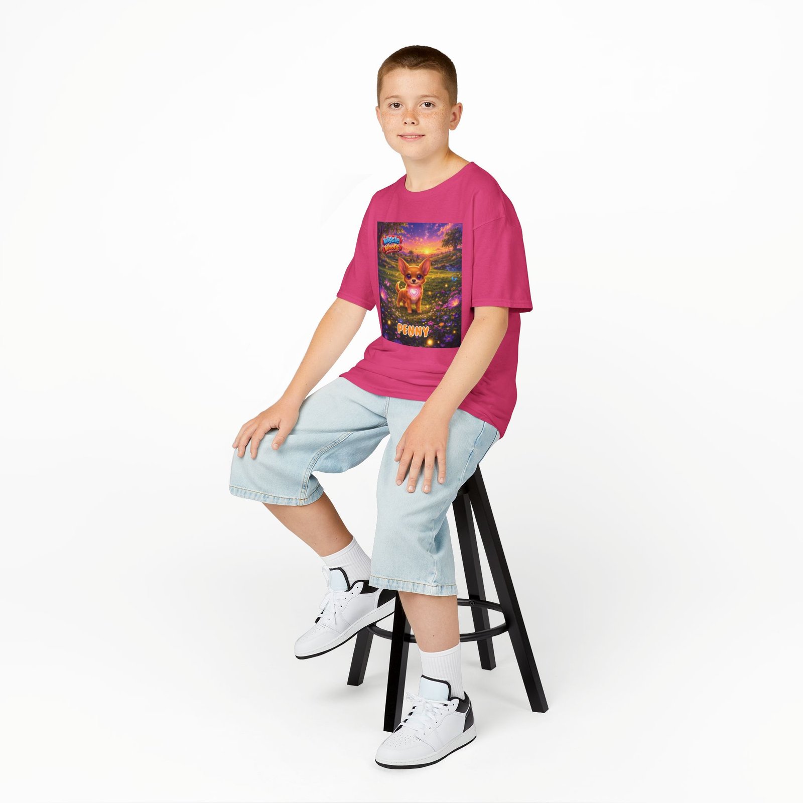 'Penny' Wiggle Woofs™ Kids Heavy Cotton™ Tee - Image 17