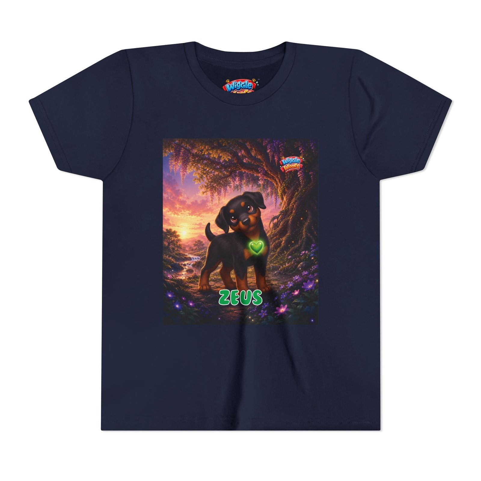 Zeus Wiggle Woofs™ Youth Short Sleeve Tee - Image 29