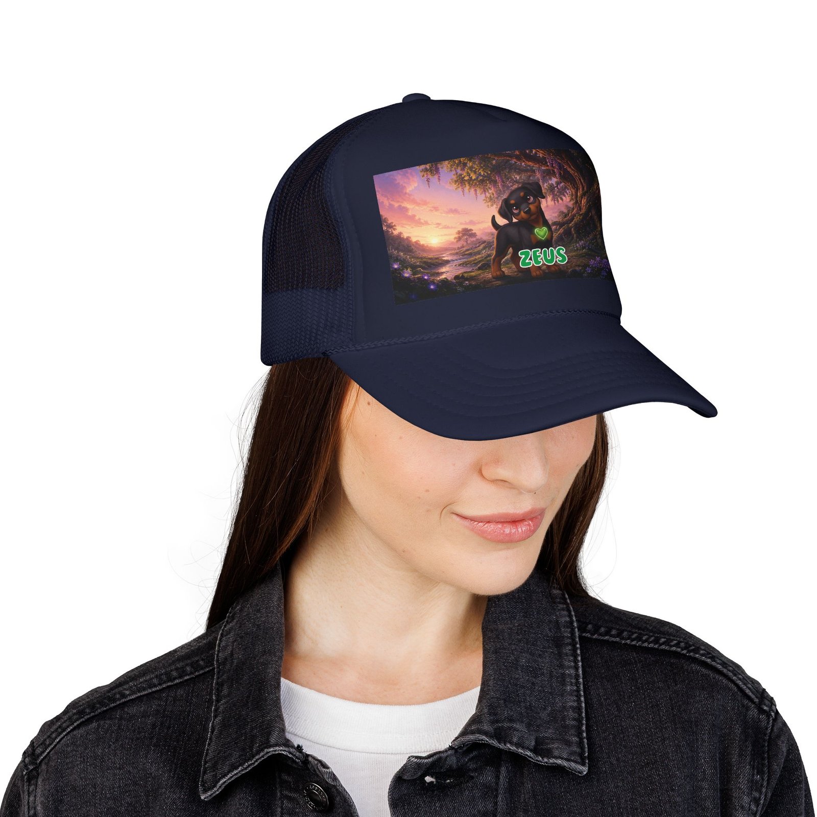Zeus Wiggle Woofs™ Foam Trucker Hat - Image 4