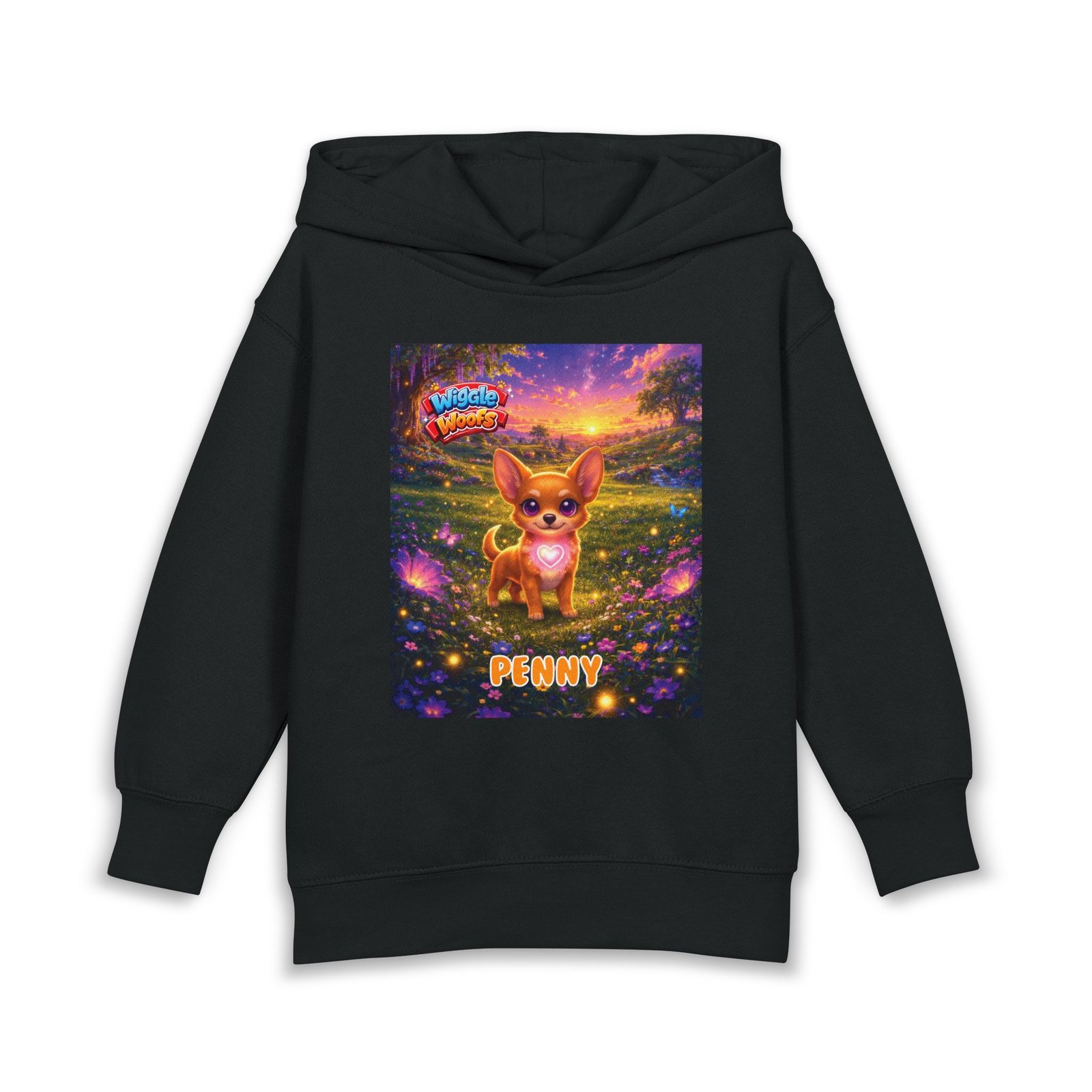 'Penny' Wiggle Woofs™ Toddler Pullover Fleece Hoodies - Image 9