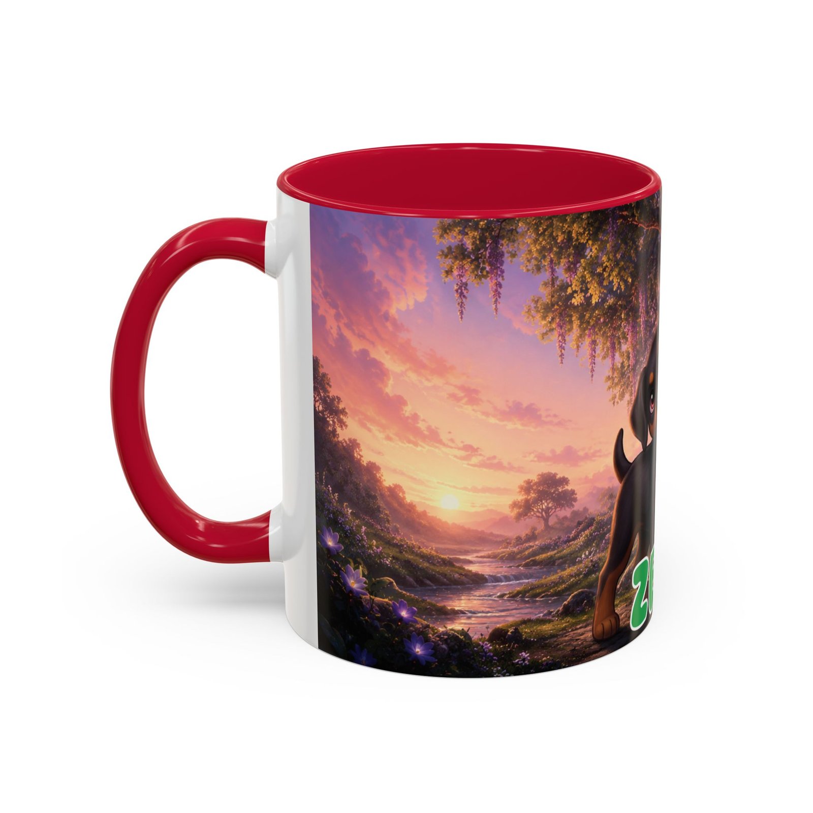 Zeus Wiggle Woofs™ Colorful Mugs (11oz, 15oz) - Image 64