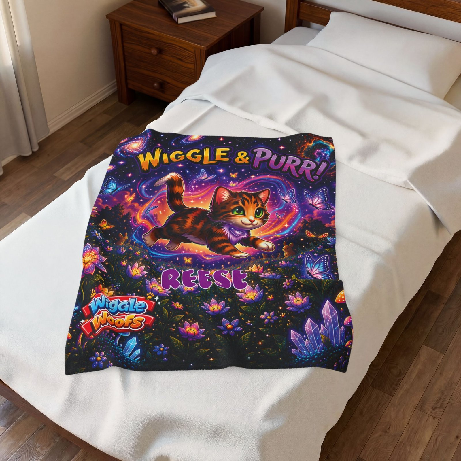 REESE Wiggle Woofs™ Velveteen Plush Blanket - Image 7
