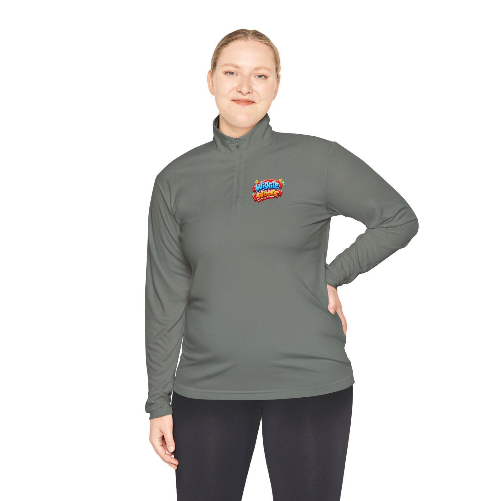 'Bumbles' Wiggle Woofs™ Unisex Quarter-Zip Pullover - Image 11