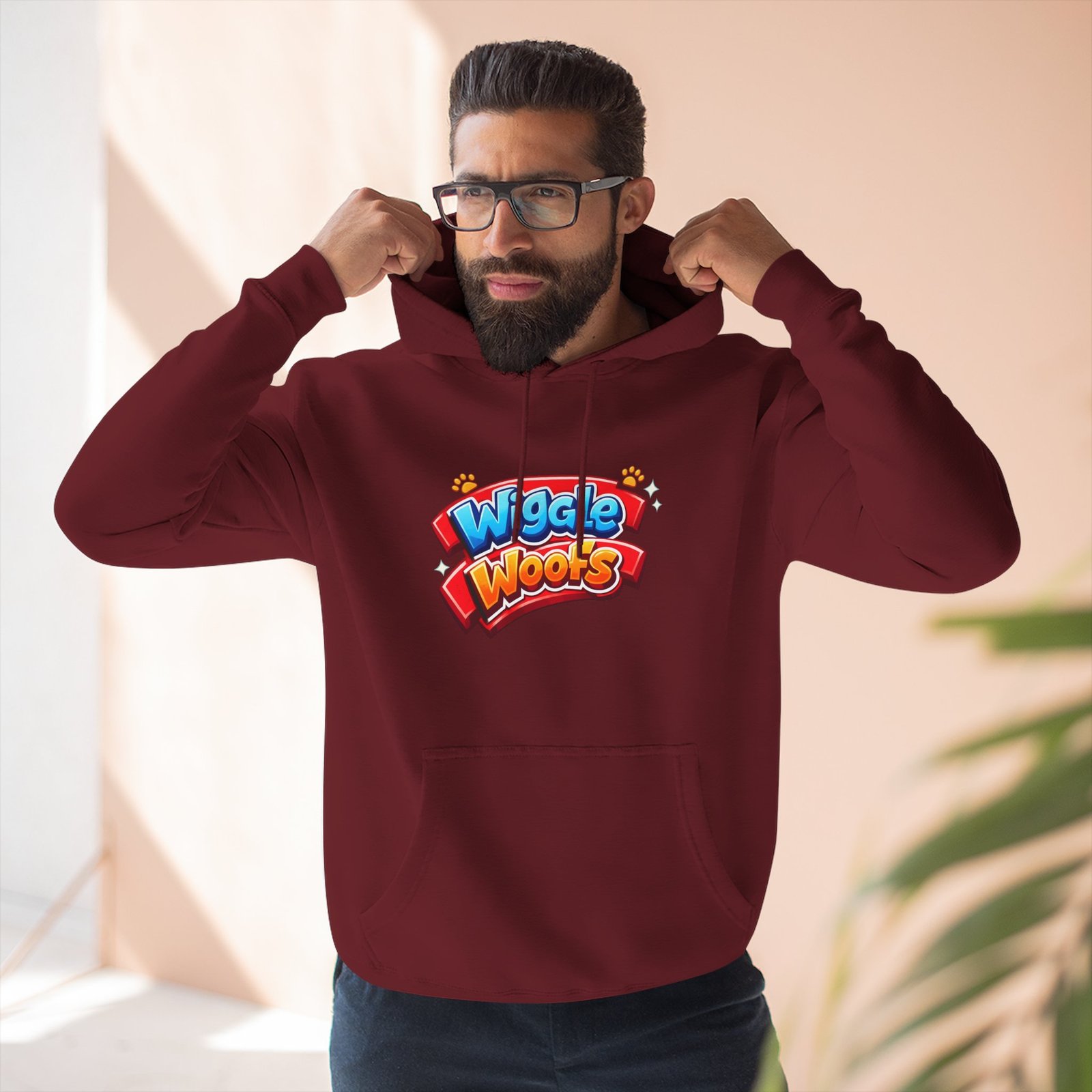 'Penny' Wiggle Woofs™ Three-Panel Fleece Hoodie - Image 12