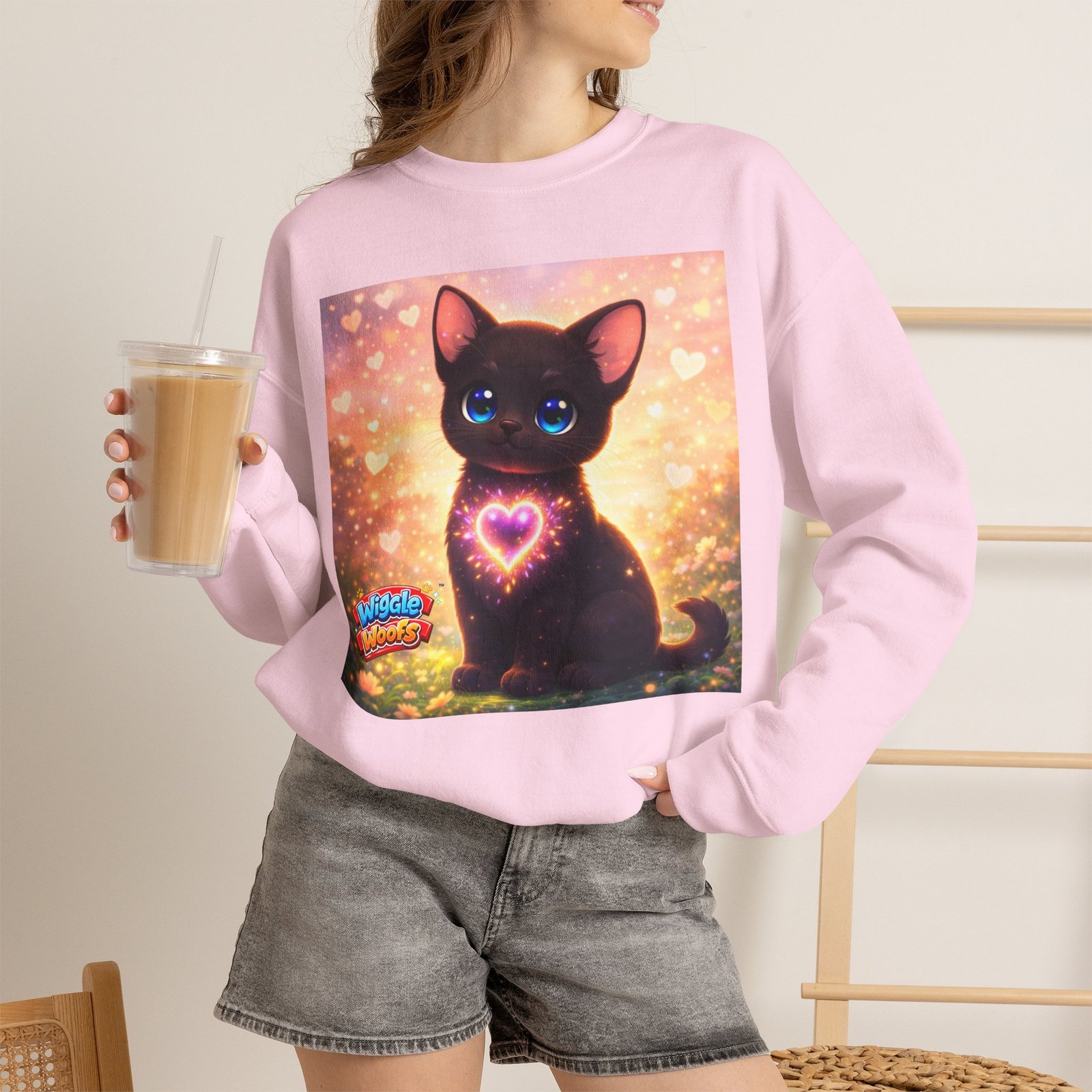 Midnight Wiggle Woofs™ Heavy Blend Crewneck - Image 31