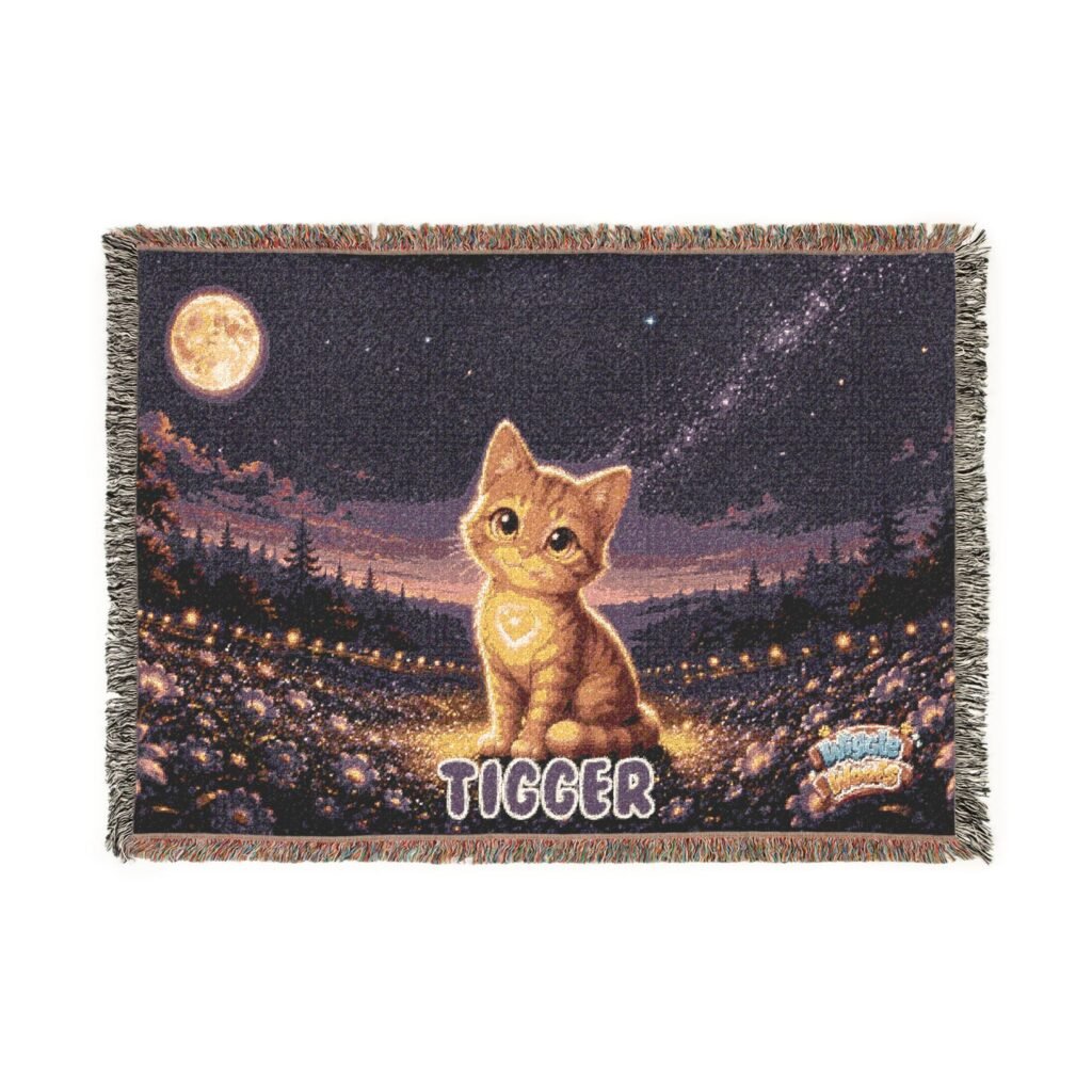 Tigger Wiggle Woofs Woven Blanket — product photo 1