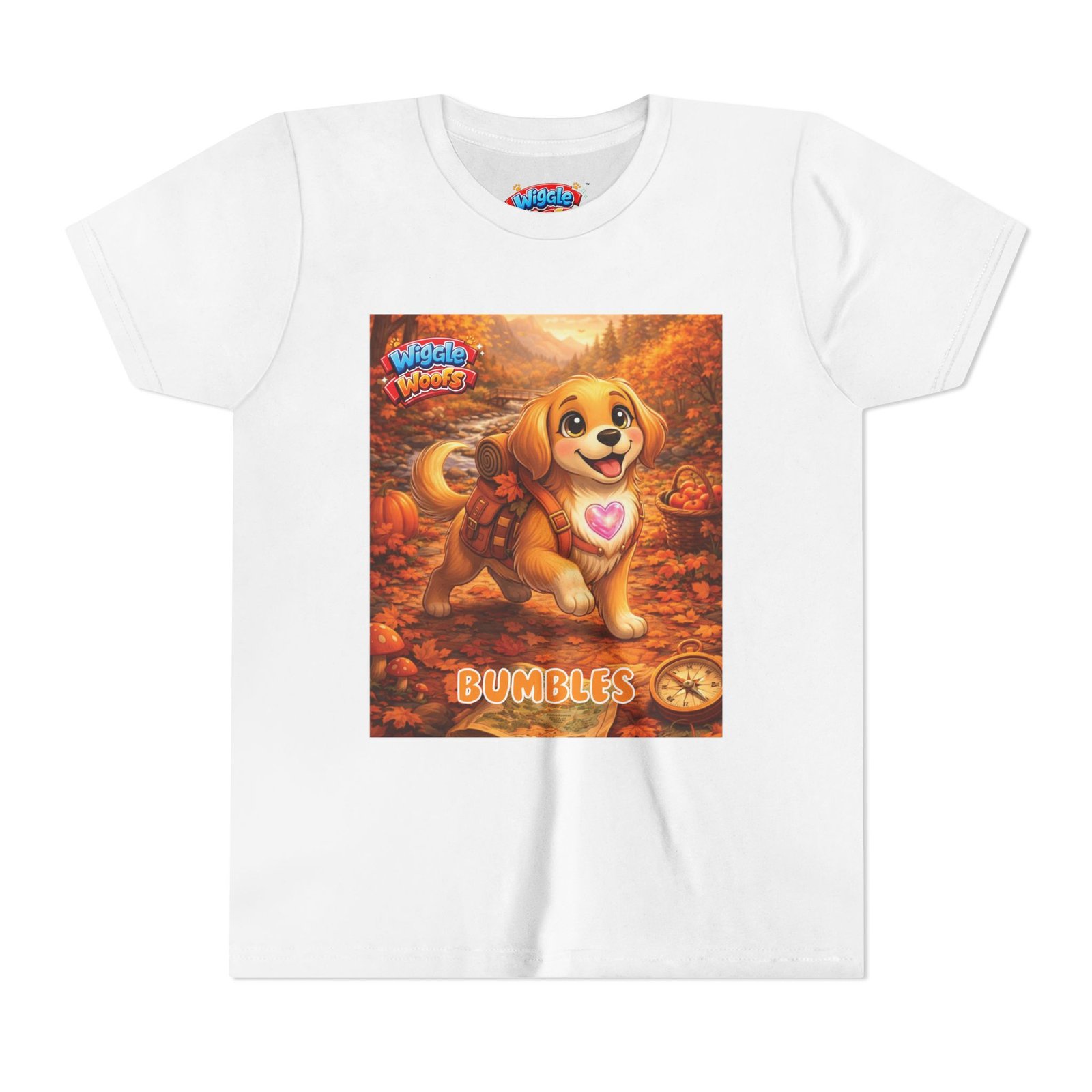 'Bumbles' Wiggle Woofs™ Youth Short Sleeve Tee - Image 3