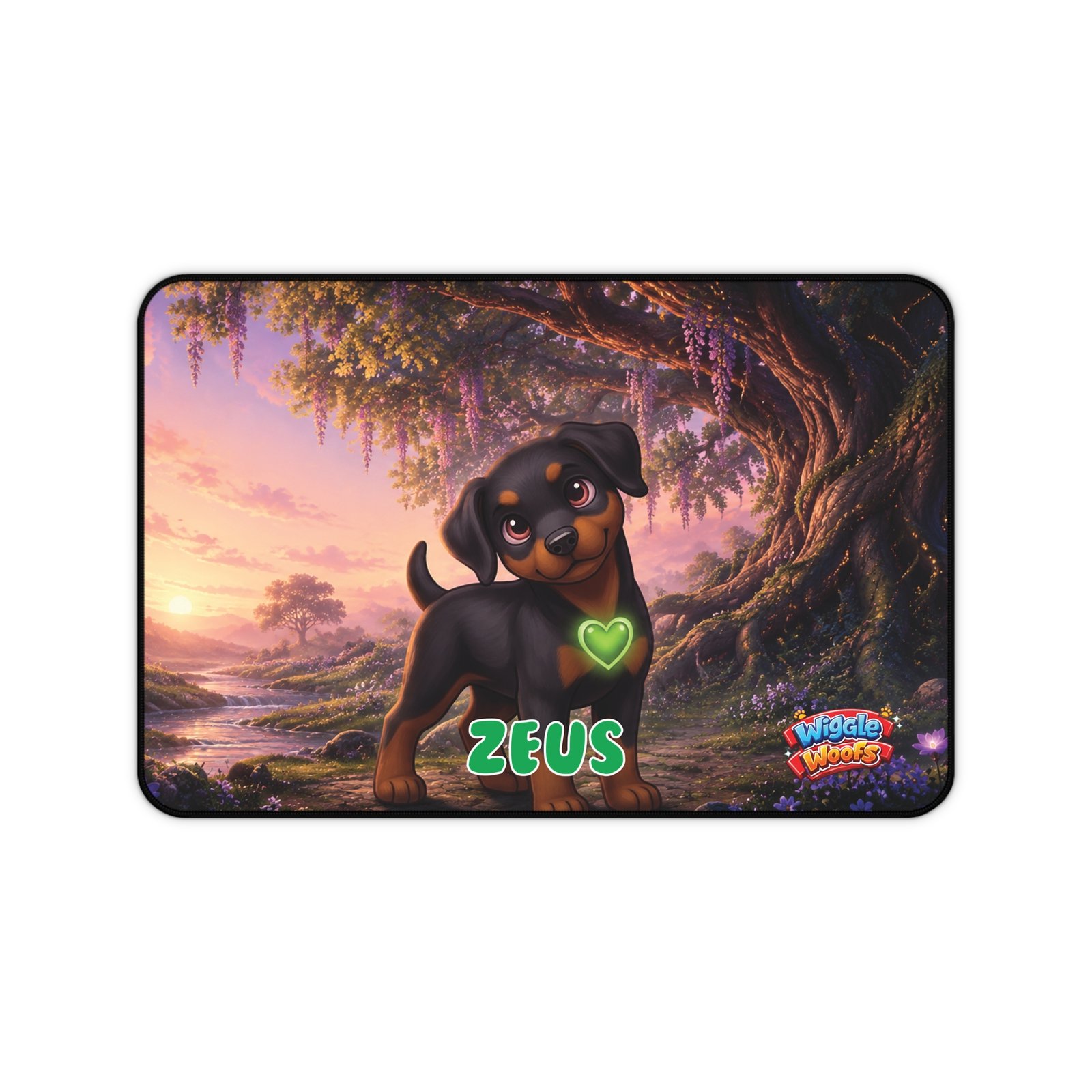 Zeus Wiggle Woofs™ Desk Mat