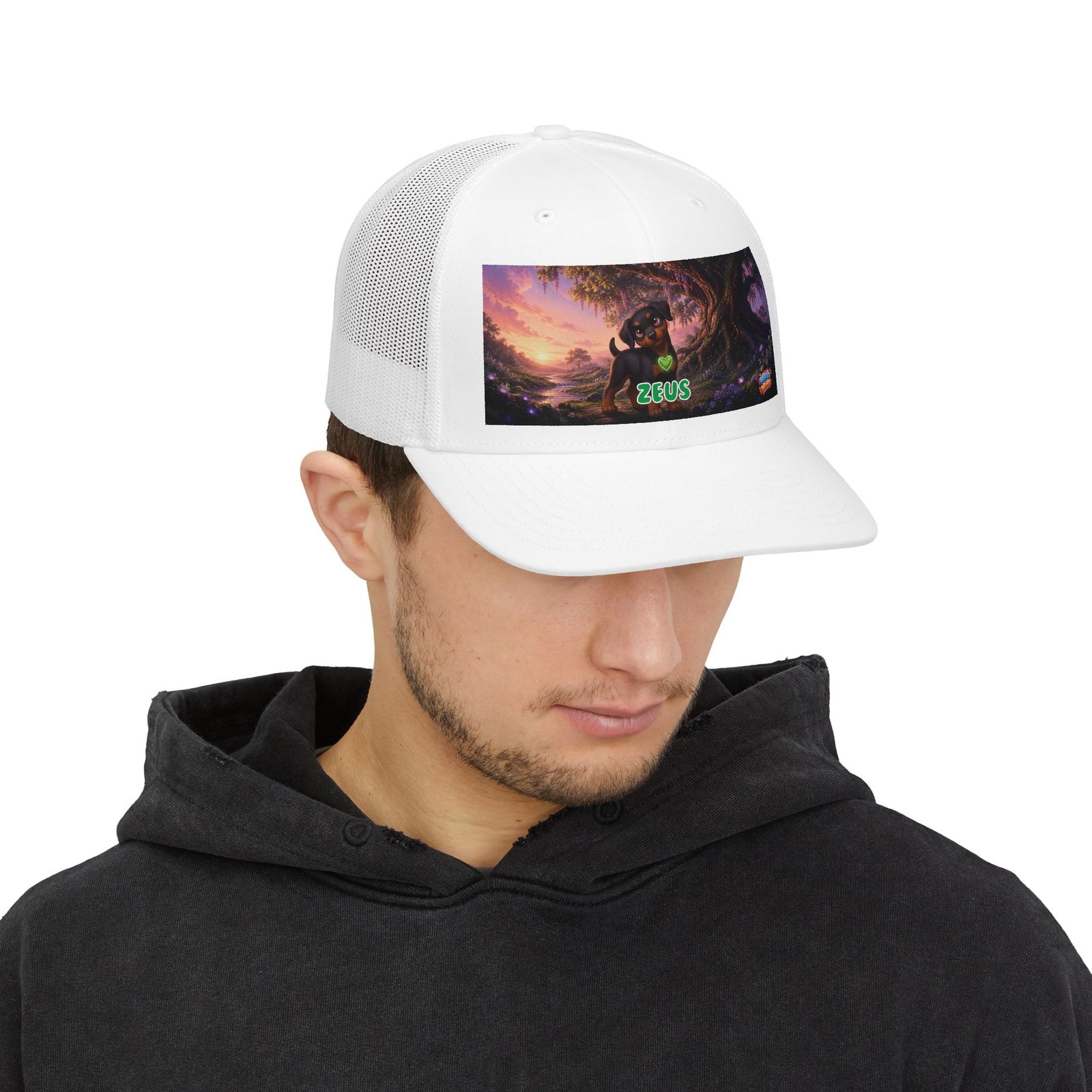 Zeus Wiggle Woofs™ Snapback Trucker Cap - Image 3