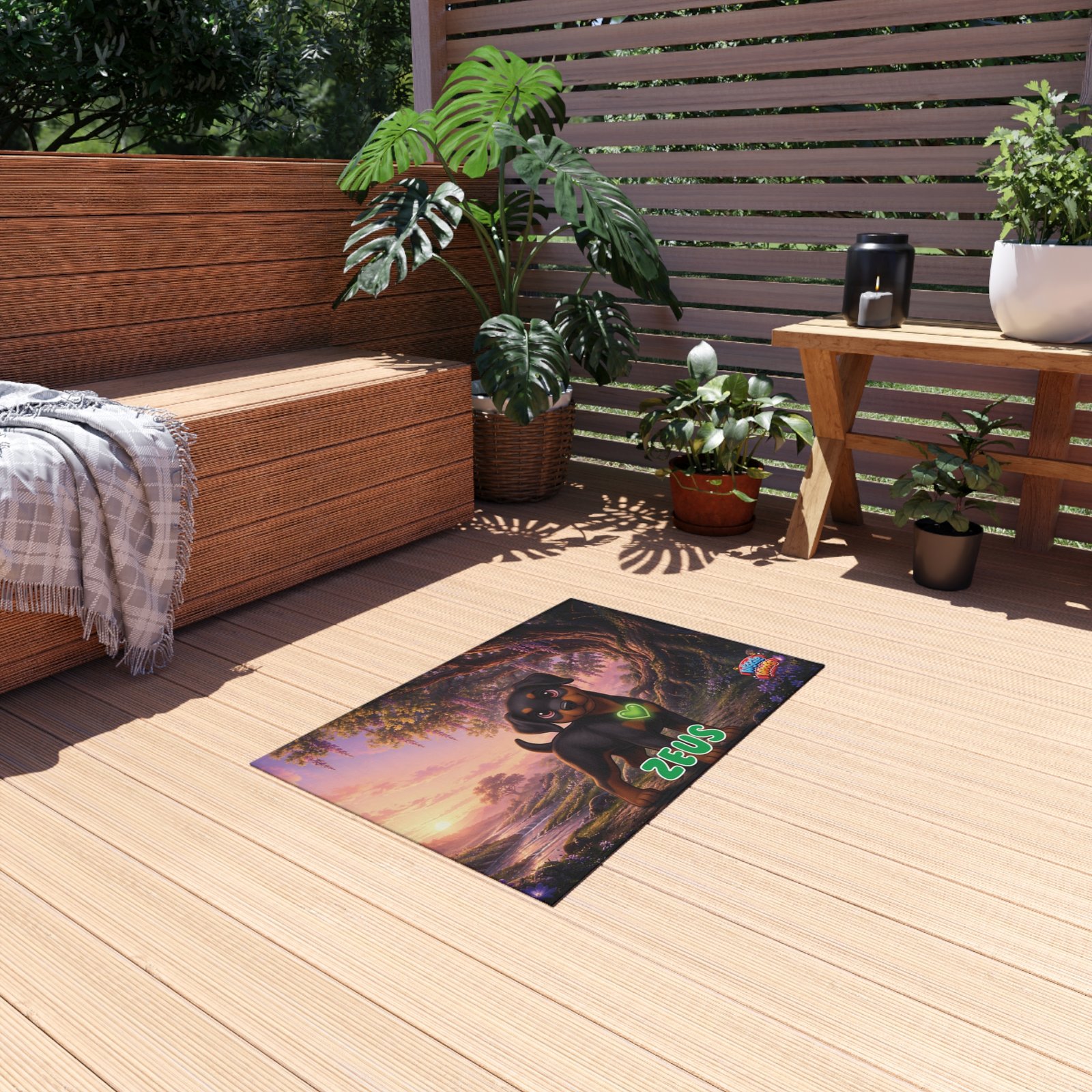 Zeus Wiggle Woofs™ Outdoor Rug - Image 4