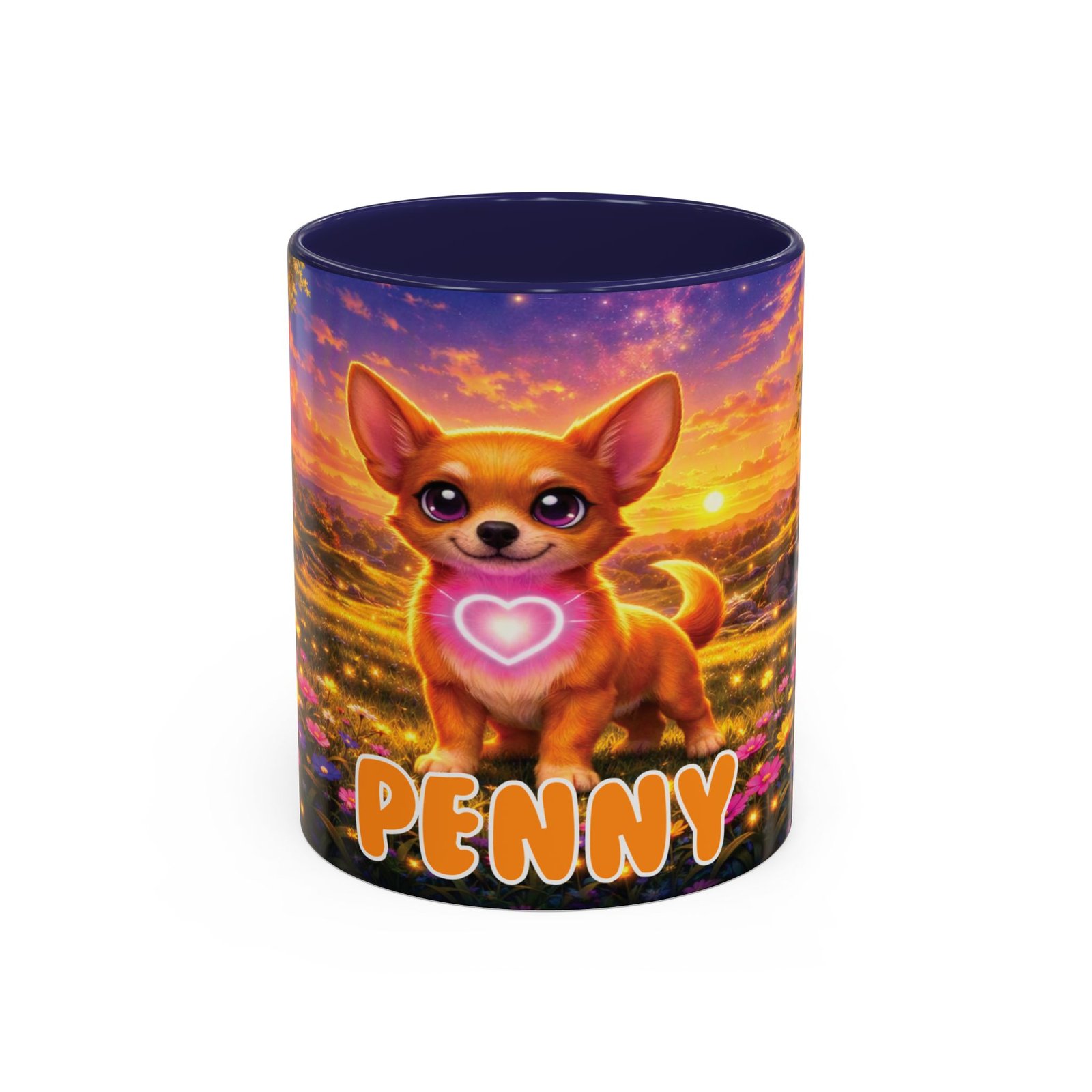 'Penny' Wiggle Woofs™ Accent Coffee Mug (11, 15oz) - Image 5
