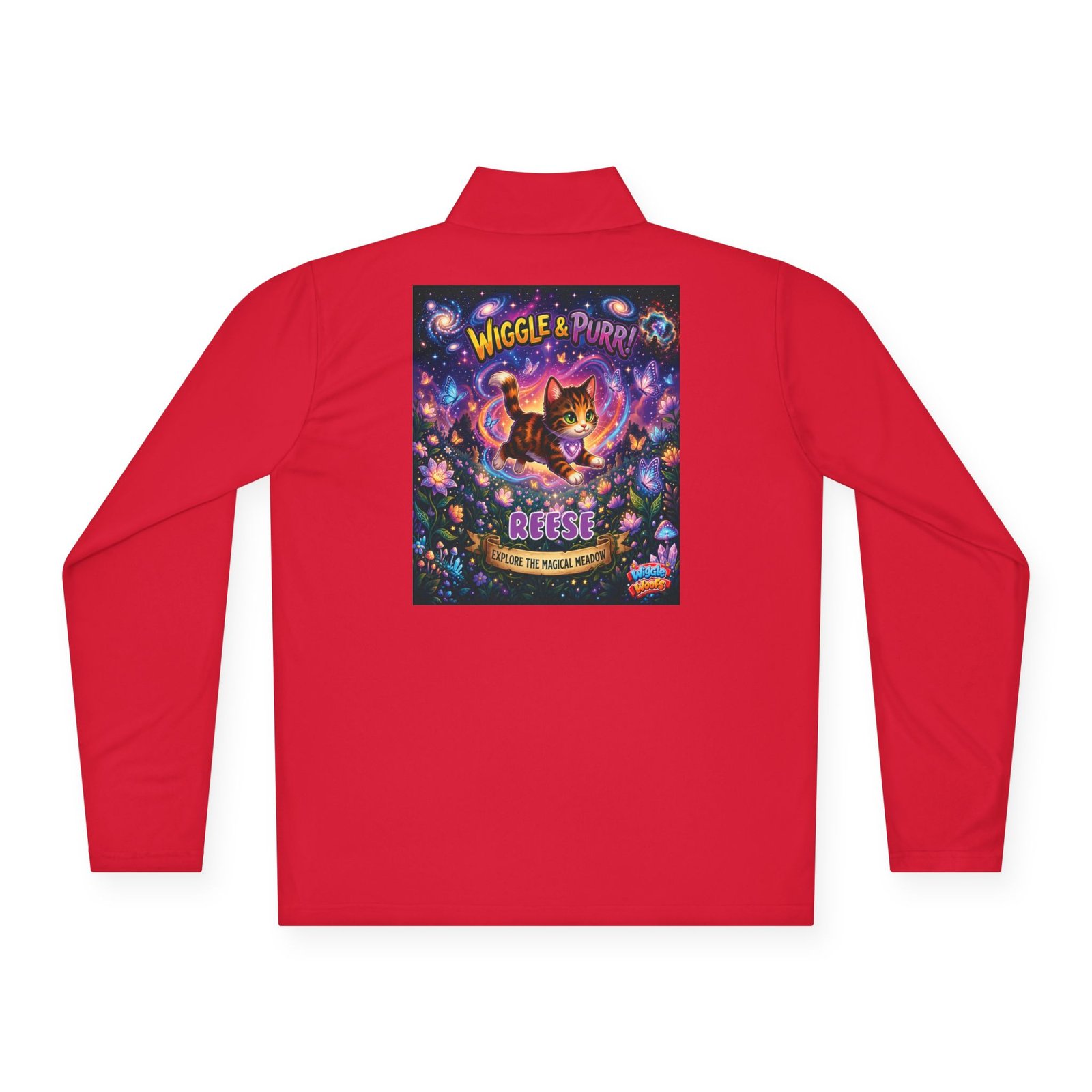 REESE Wiggle Woofs™ Unisex Quarter-Zip Pullover - Image 9