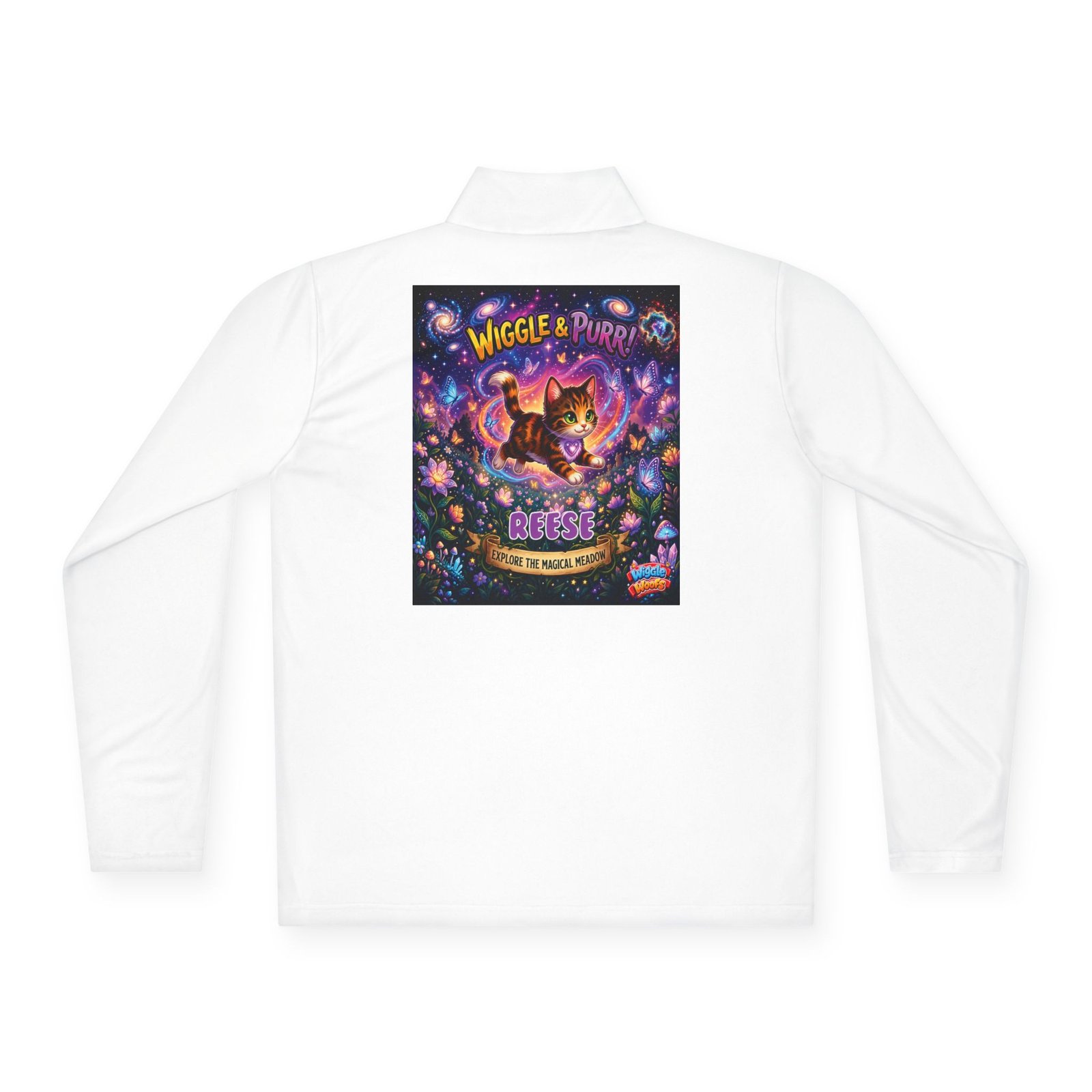 REESE Wiggle Woofs™ Unisex Quarter-Zip Pullover - Image 2