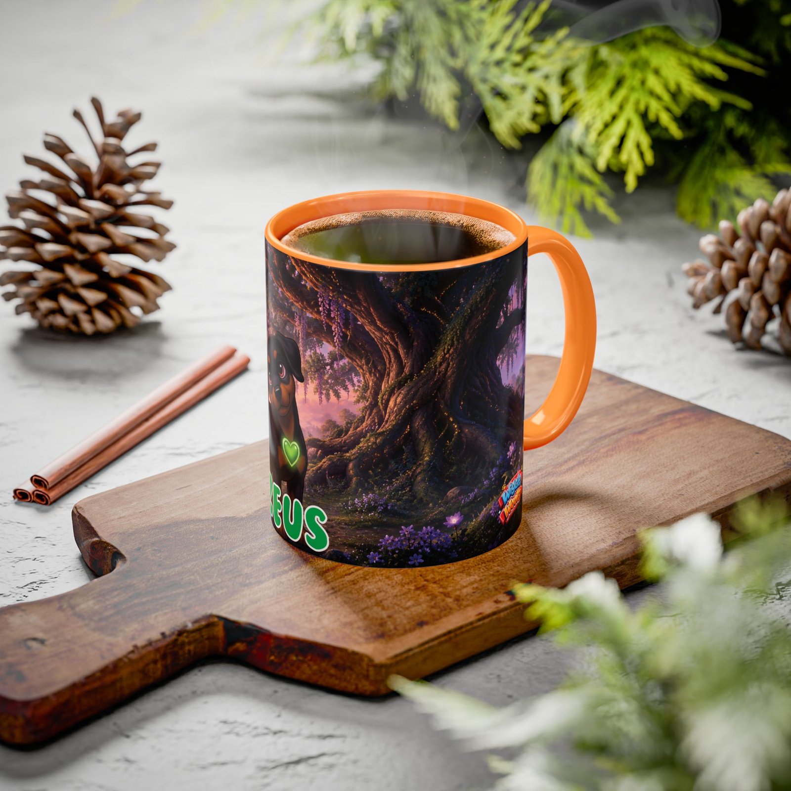 Zeus Wiggle Woofs™ Colorful Mugs (11oz, 15oz) - Image 23