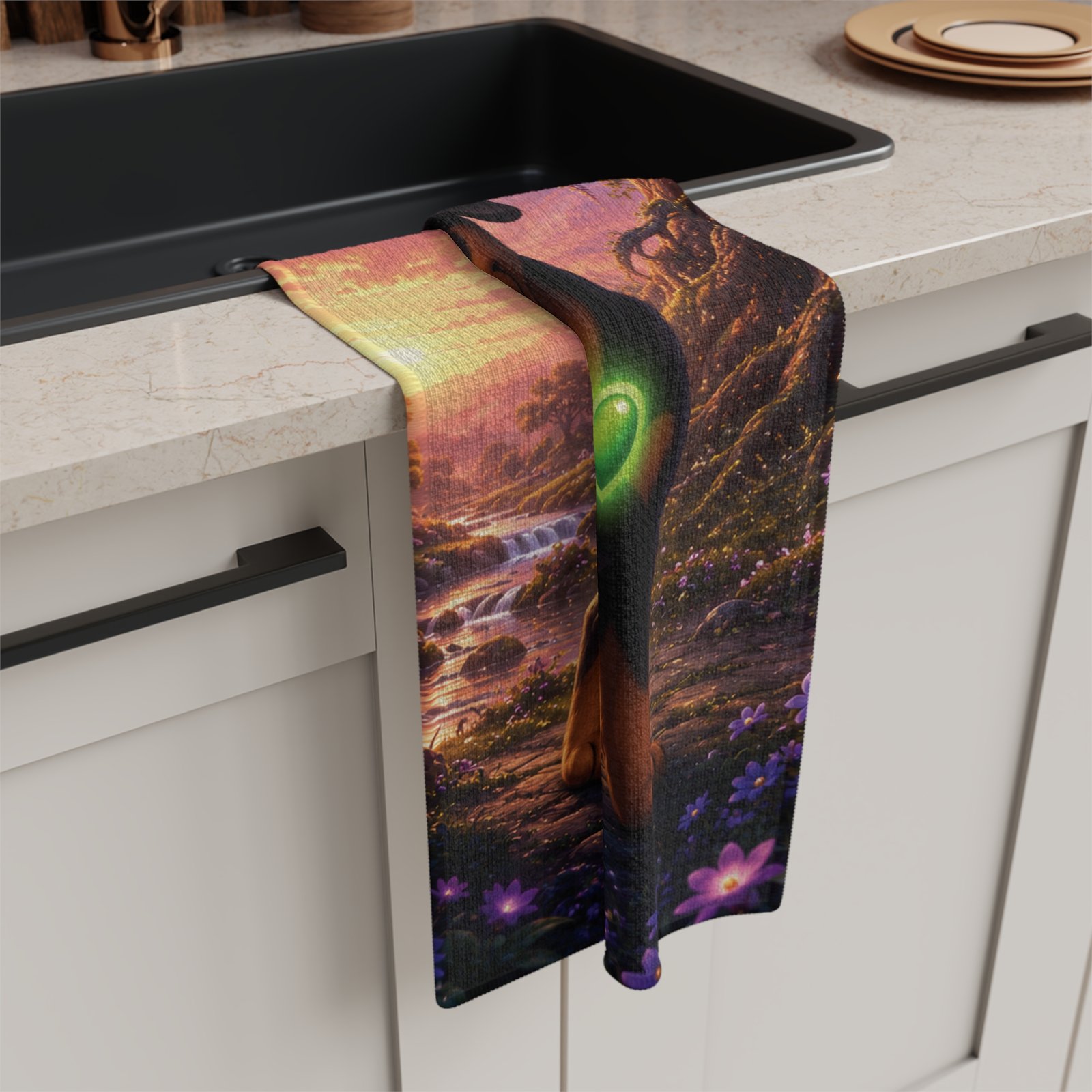 Zeus Wiggle Woofs™ Microfiber Tea Towel - Image 5