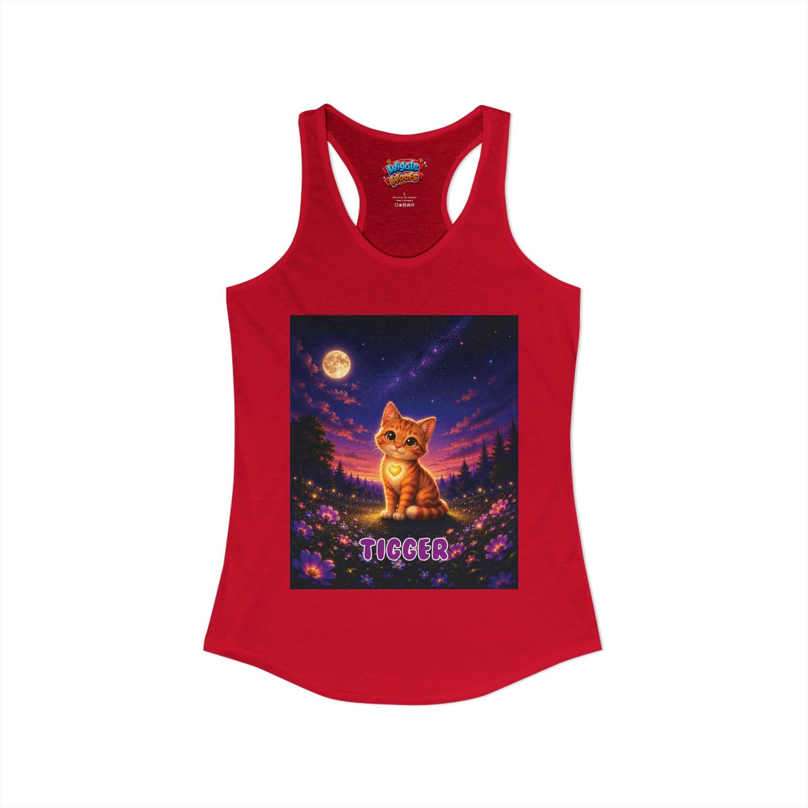 Tigger Wiggle Woofs™ Women's Ideal Racerback Tank - Image 20