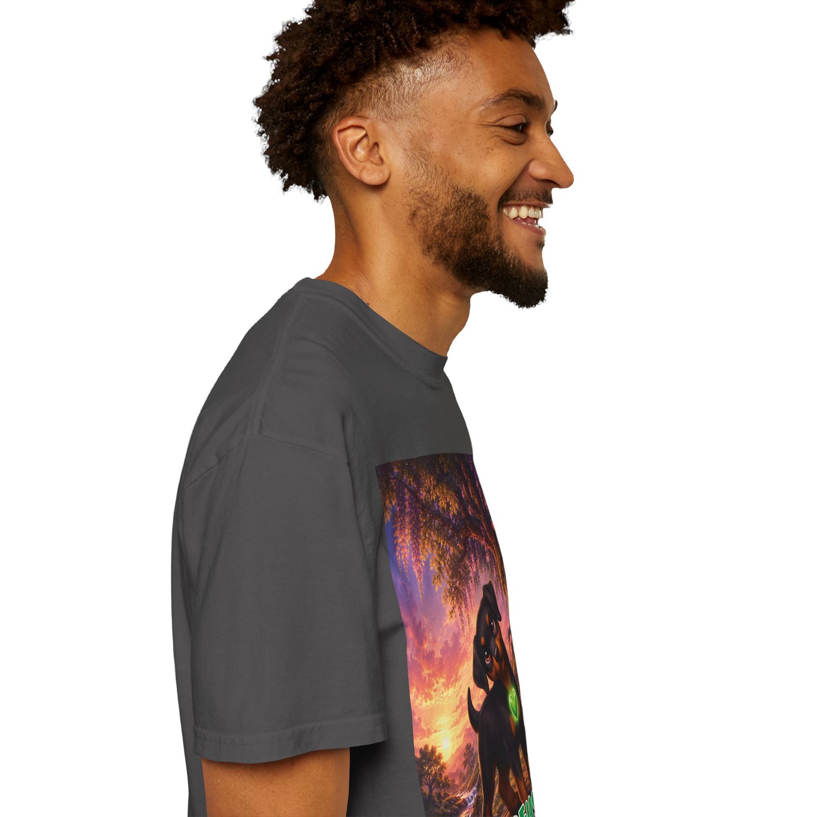 Zeus Wiggle Woofs™ Unisex Garment-Dyed T-shirt - Image 12