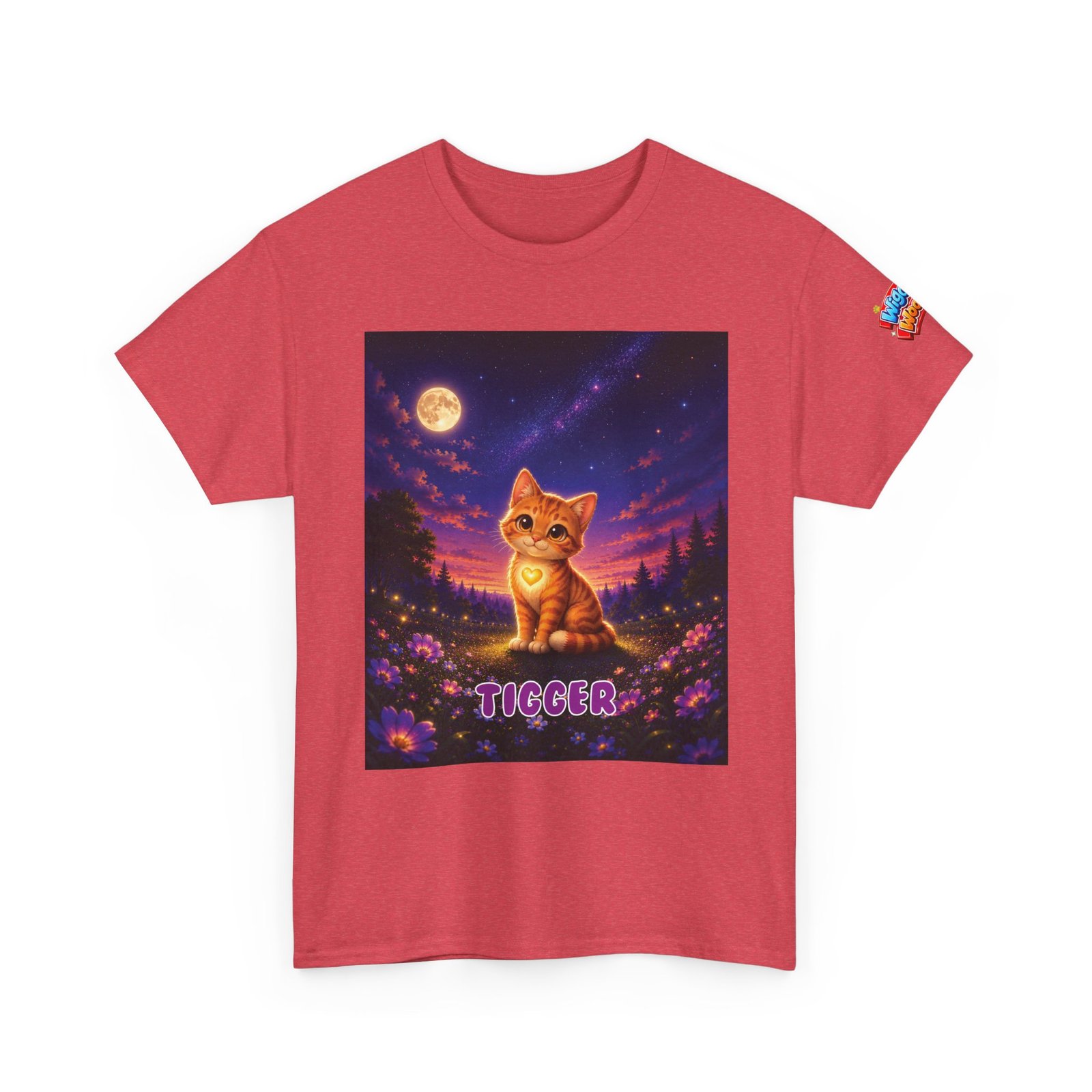 Tigger Wiggle Woofs™ Unisex Heavy Cotton Tee - Image 35