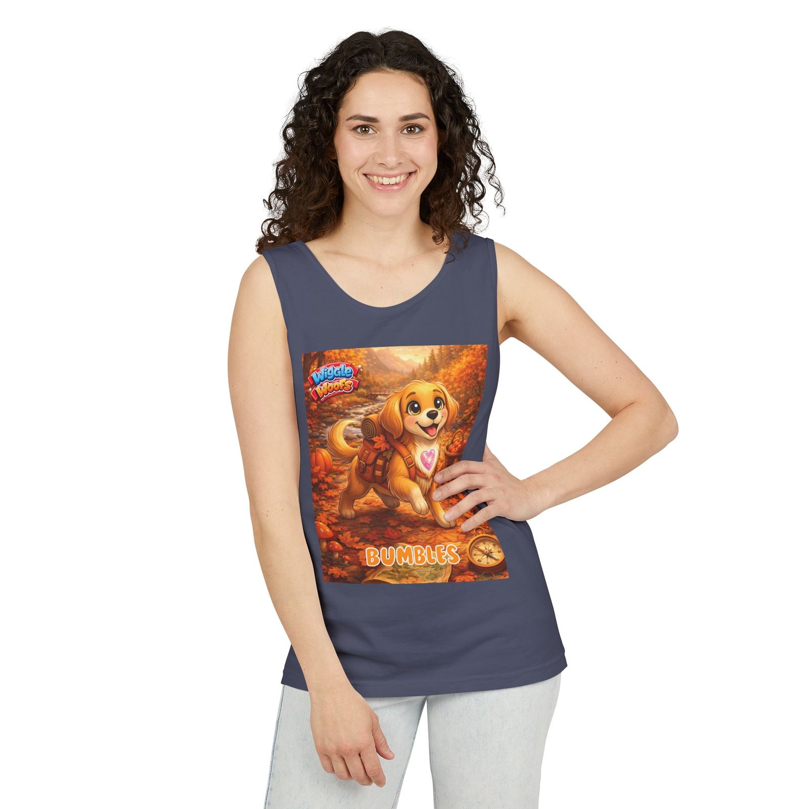'Bumbles' Wiggle Woofs™ Unisex Garment-Dyed Tank Top