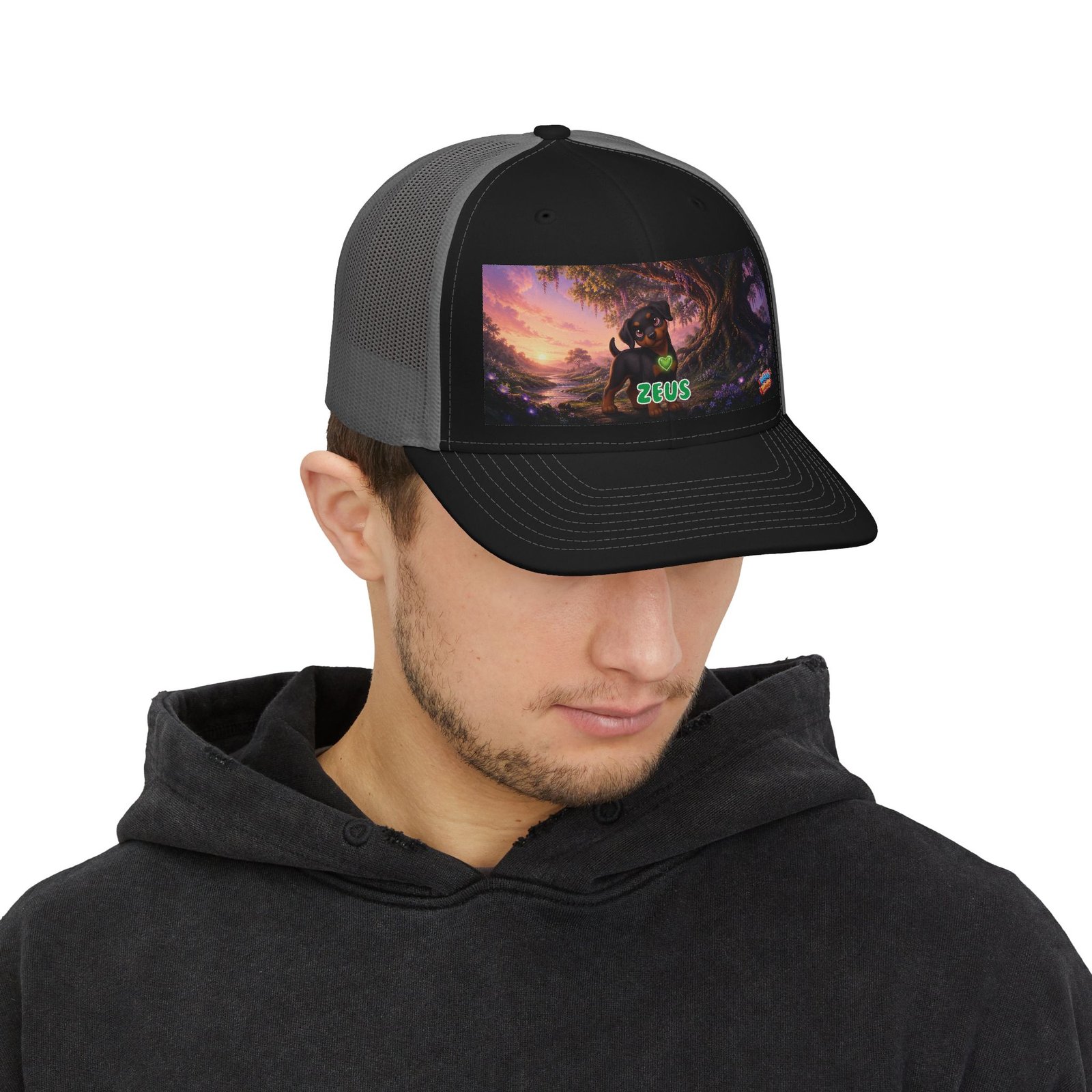 Zeus Wiggle Woofs™ Snapback Trucker Cap - Image 7