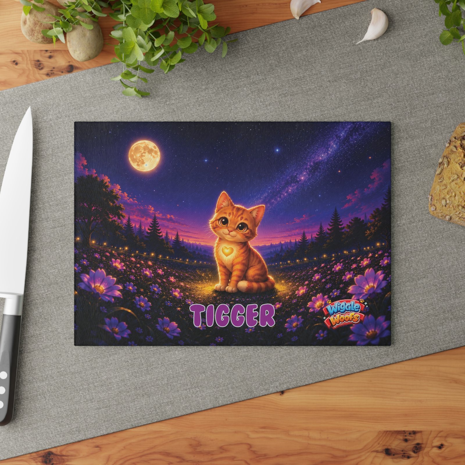 Tigger Wiggle Woofs™ Glass Cutting Board - Image 4