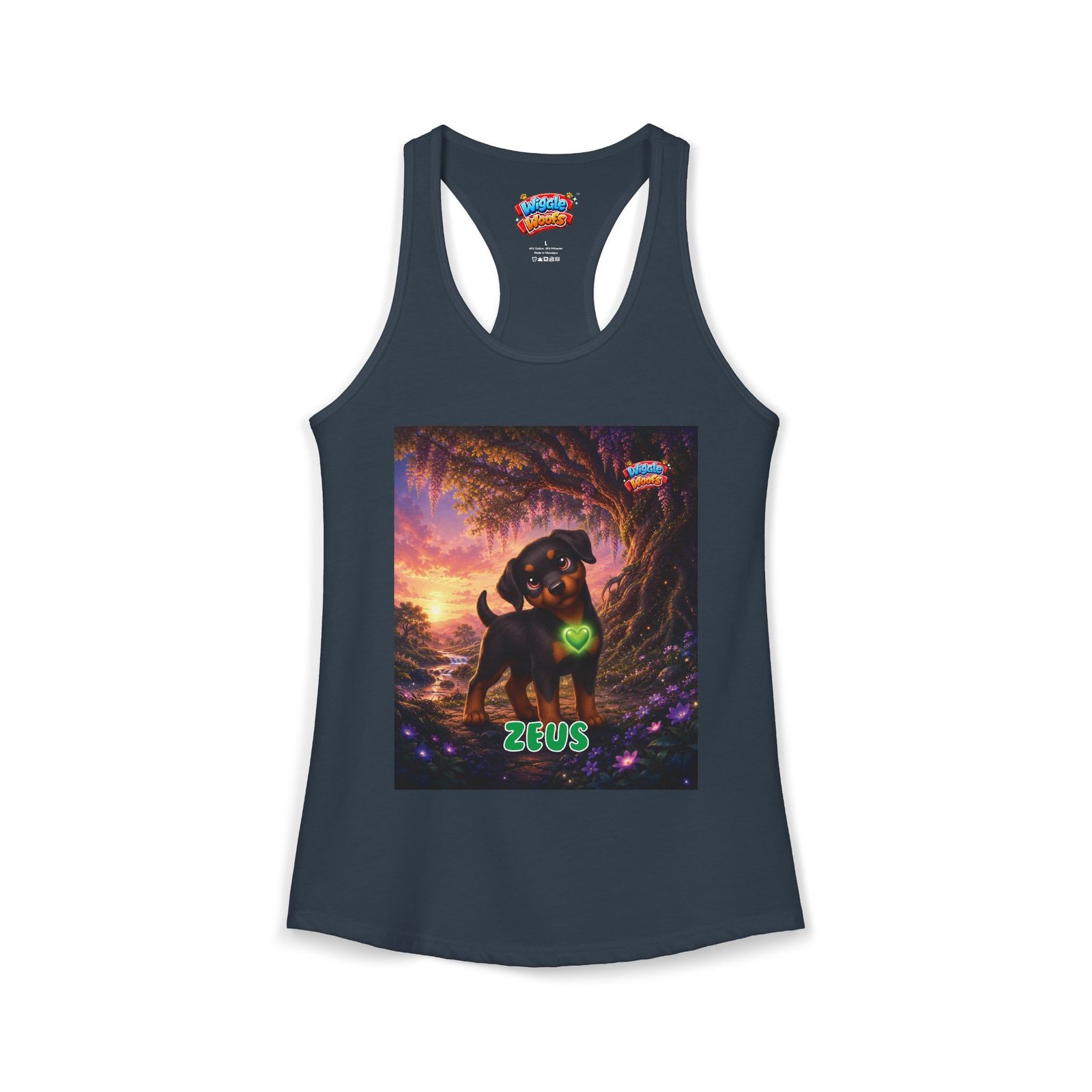 Zeus Wiggle Woofs™ Women's Ideal Racerback Tank - Image 12