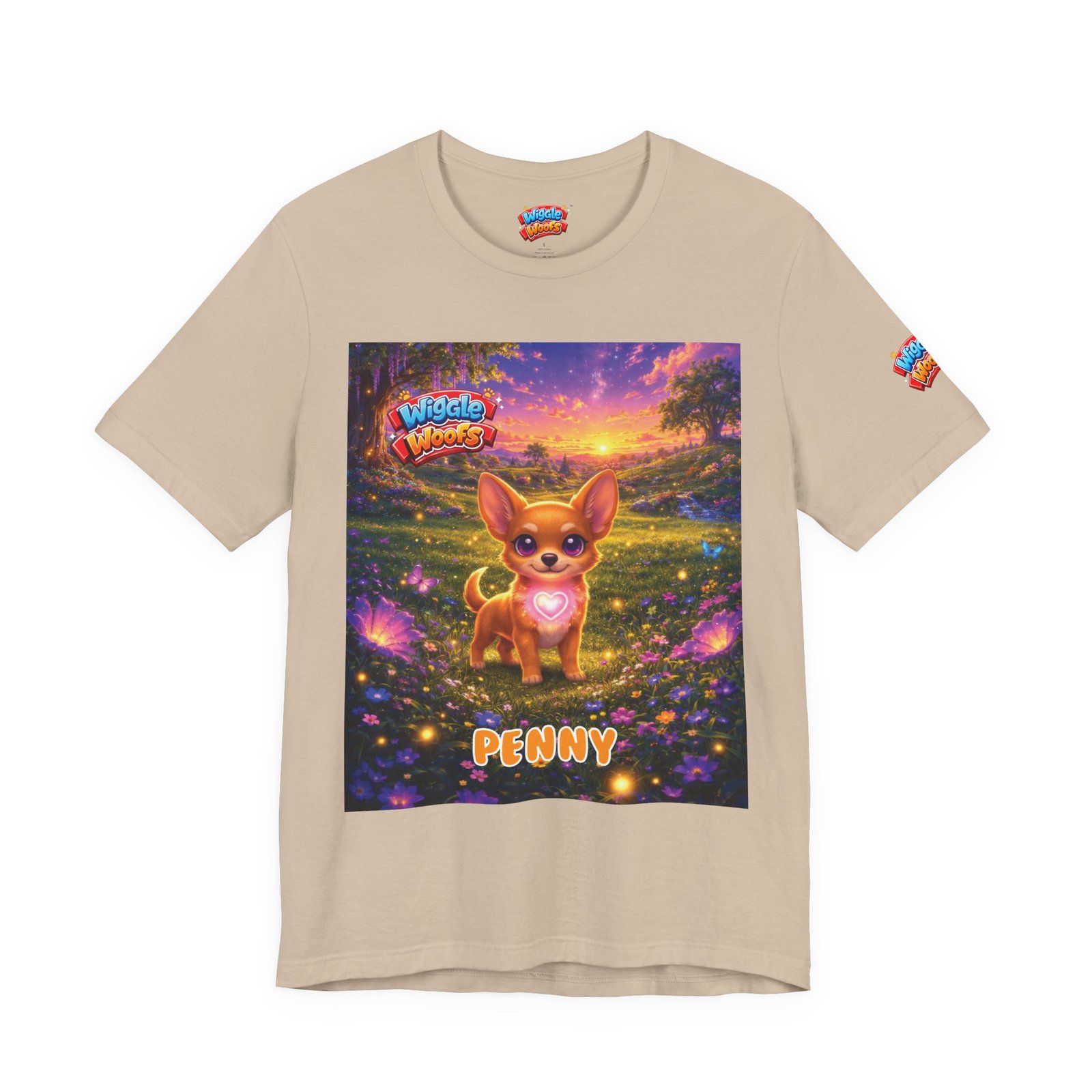 'Penny' Wiggle Woofs™ Unisex Jersey Short Sleeve Tee - Image 14