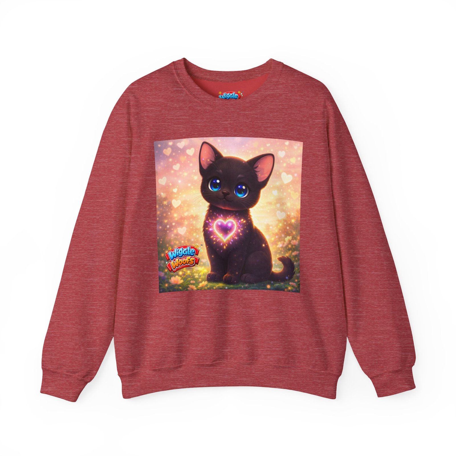 Midnight Wiggle Woofs™ Heavy Blend Crewneck - Image 44