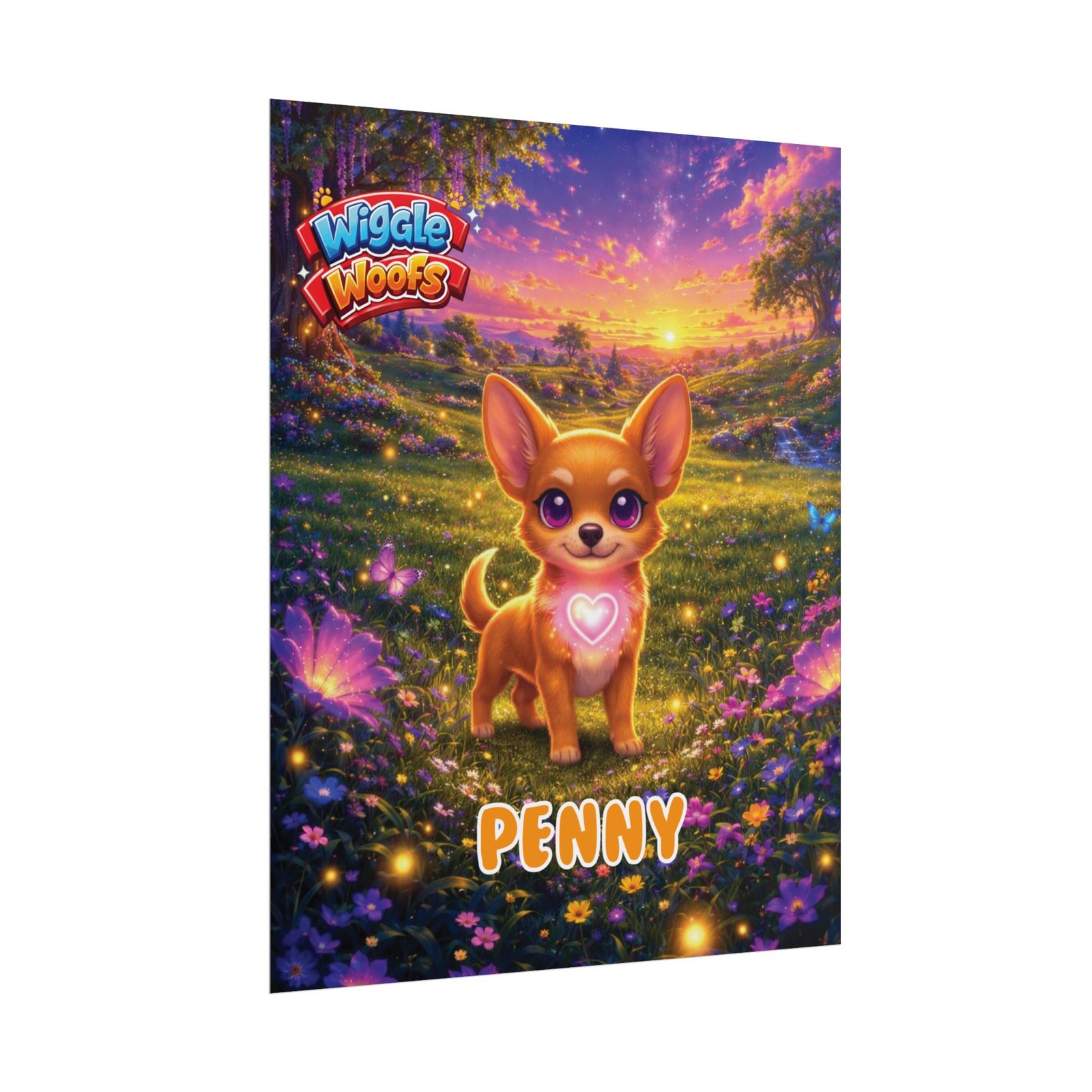 'Penny' Wiggle Woofs™ Rolled Posters - Image 3