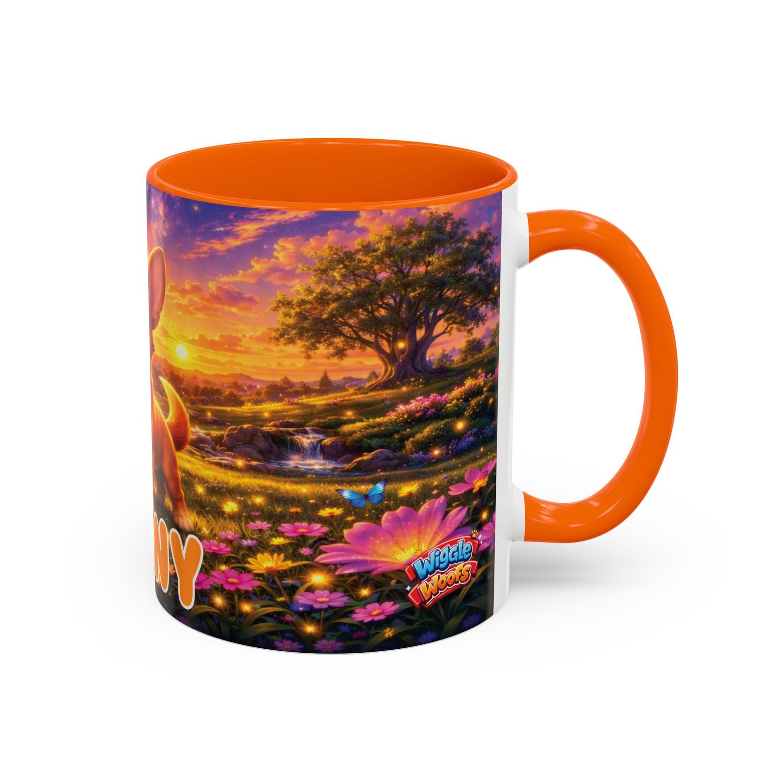 'Penny' Wiggle Woofs™ Accent Coffee Mug (11, 15oz) - Image 14