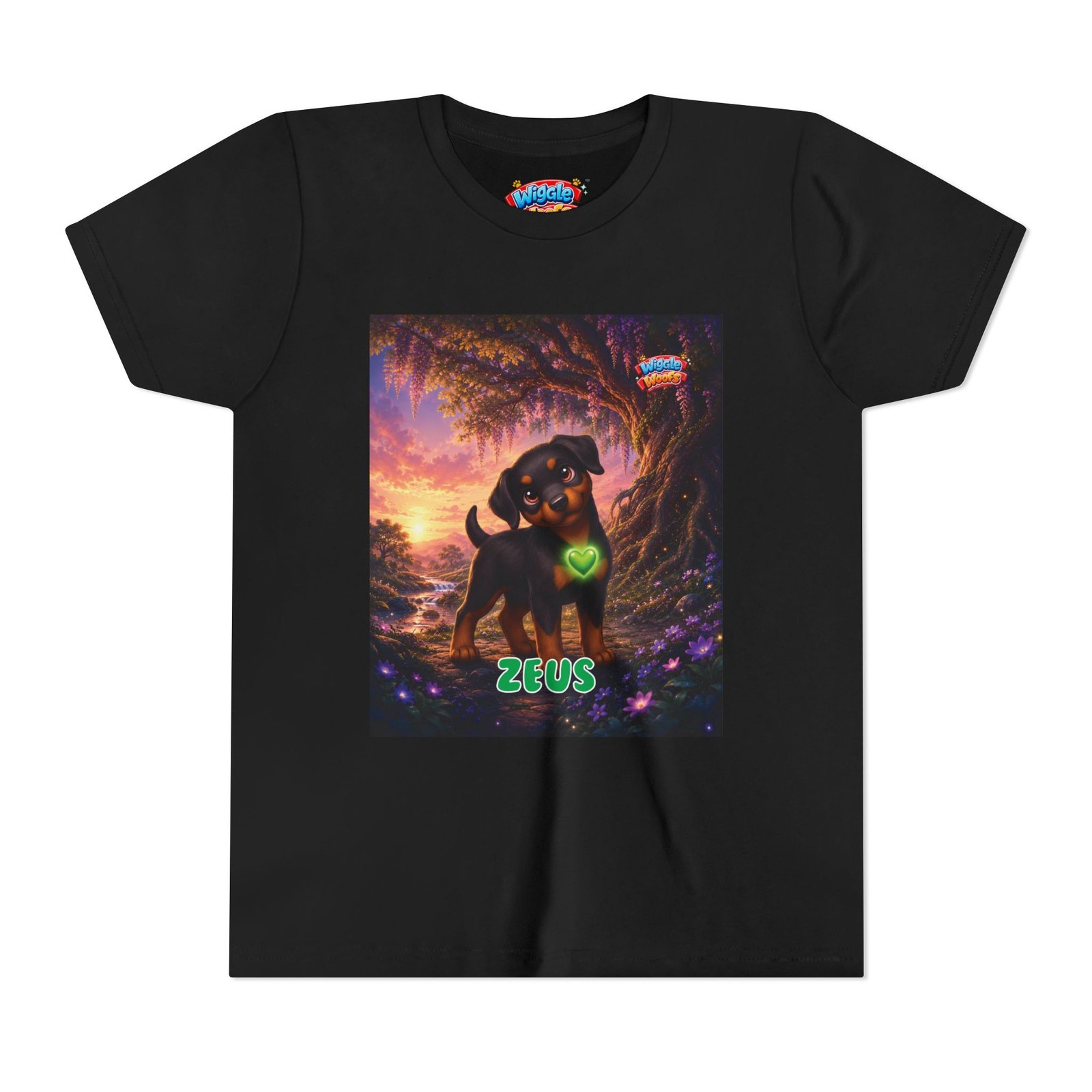 Zeus Wiggle Woofs™ Youth Short Sleeve Tee - Image 9