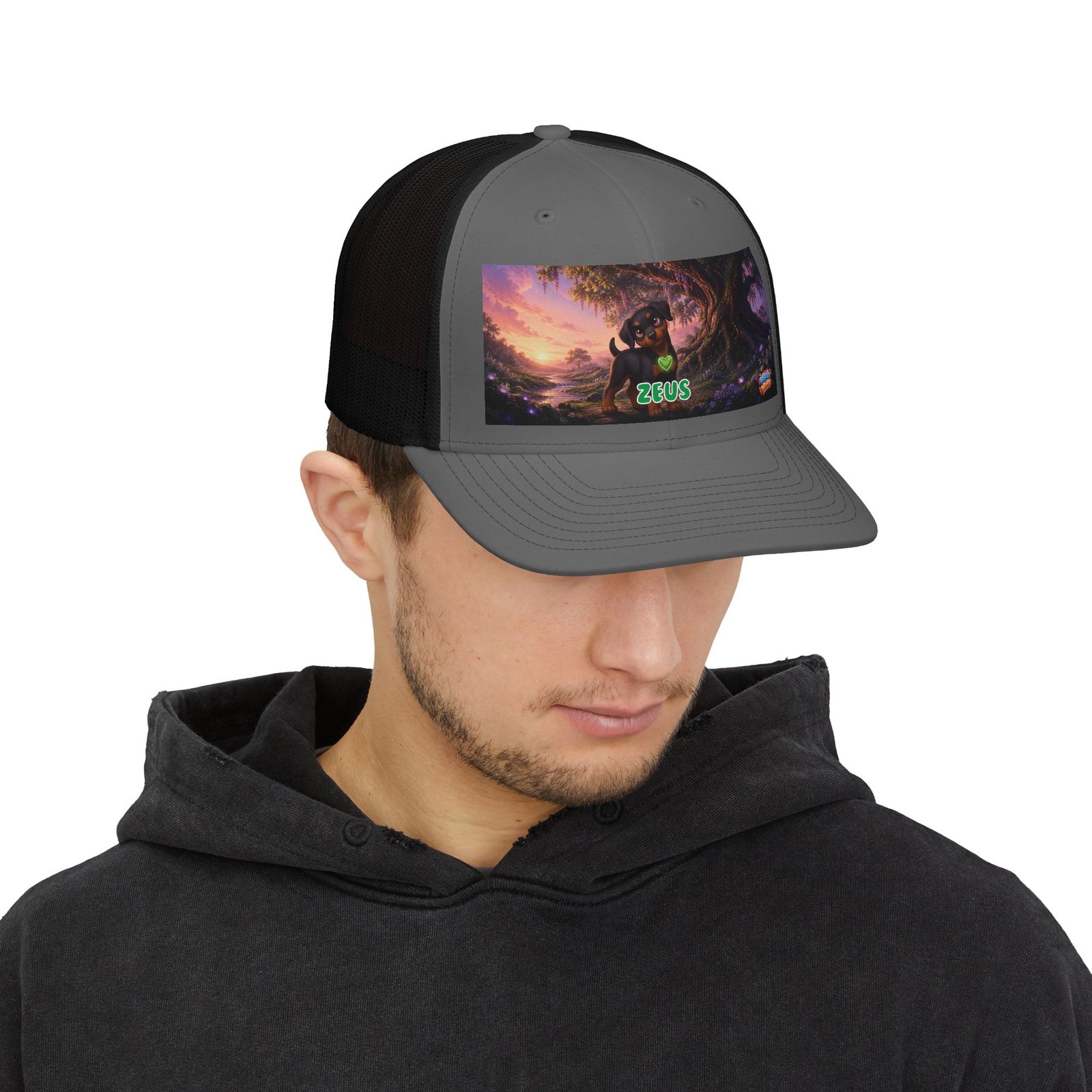 Zeus Wiggle Woofs™ Snapback Trucker Cap - Image 11
