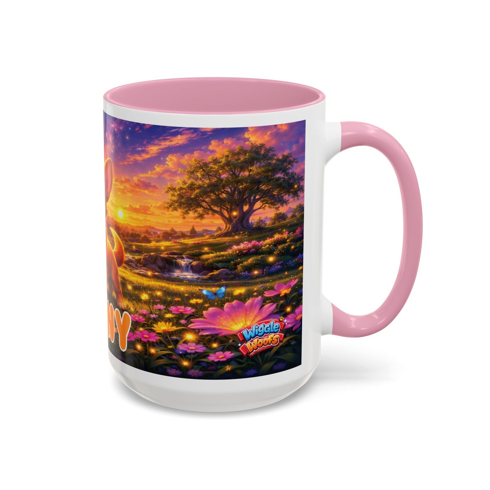'Penny' Wiggle Woofs™ Colorful Mugs (11oz, 15oz) - Image 14