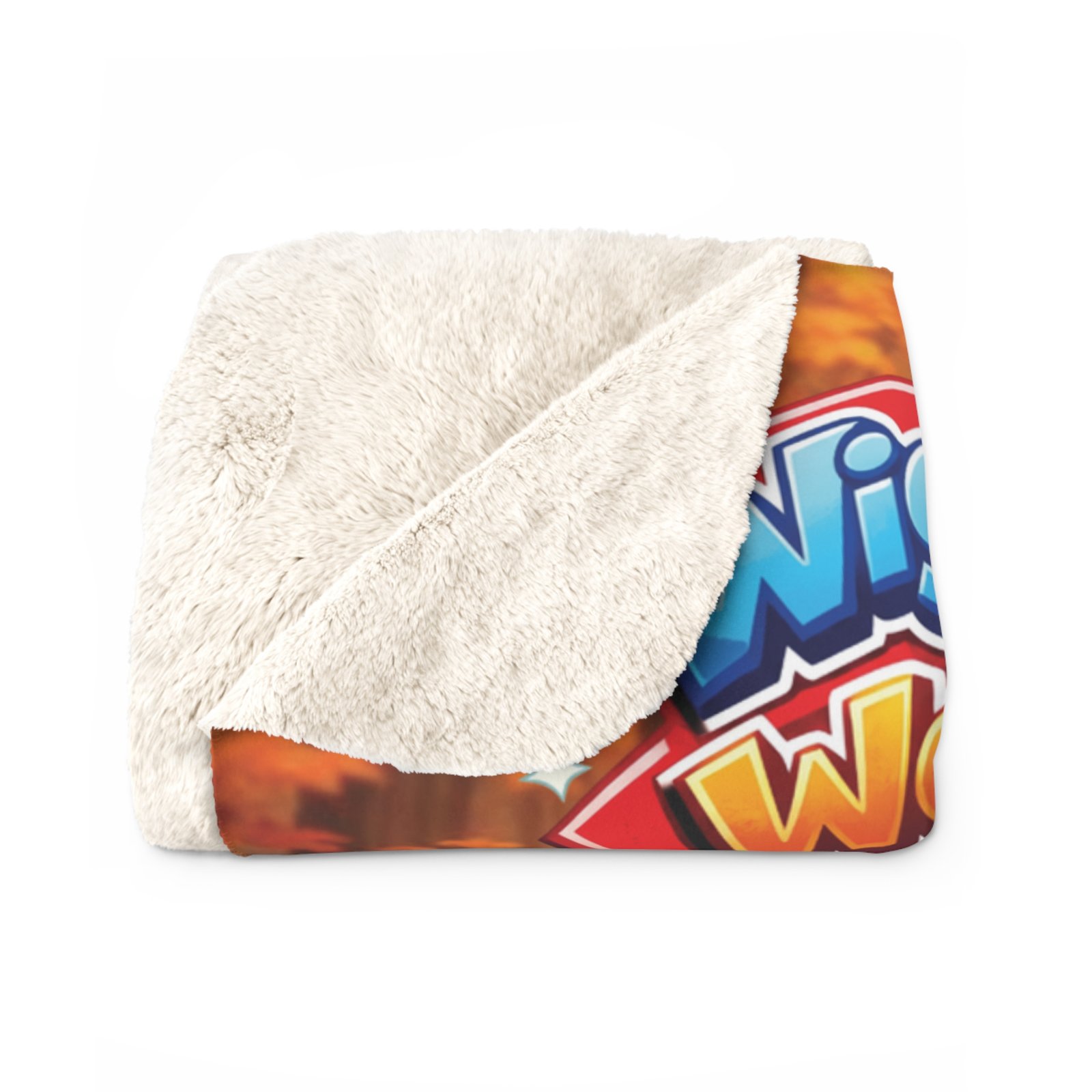 'Bumbles' Wiggle Woofs™ Sherpa Fleece Blanket - Image 2
