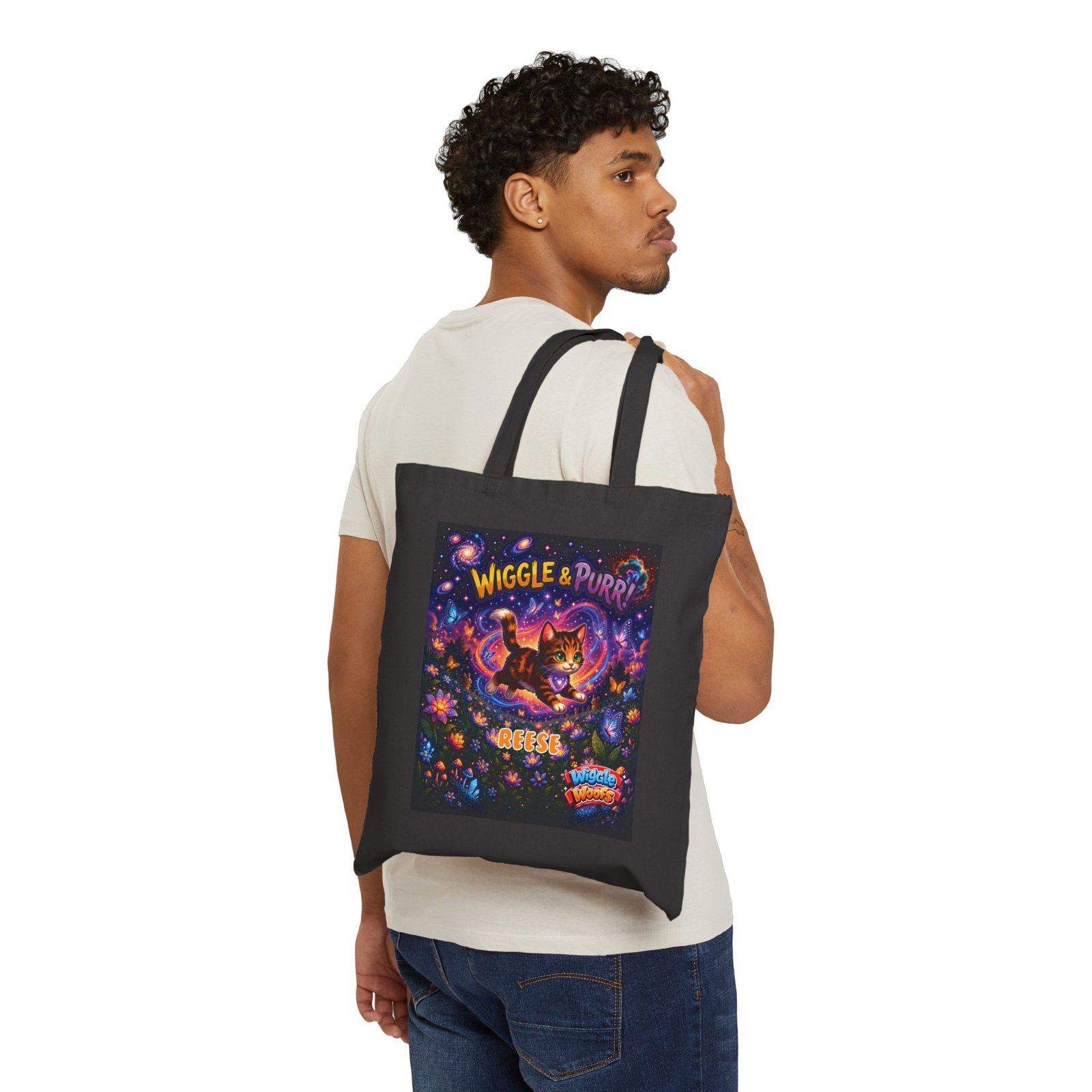 REESE Wiggle Woofs™ Cotton Canvas Tote Bag - Image 7