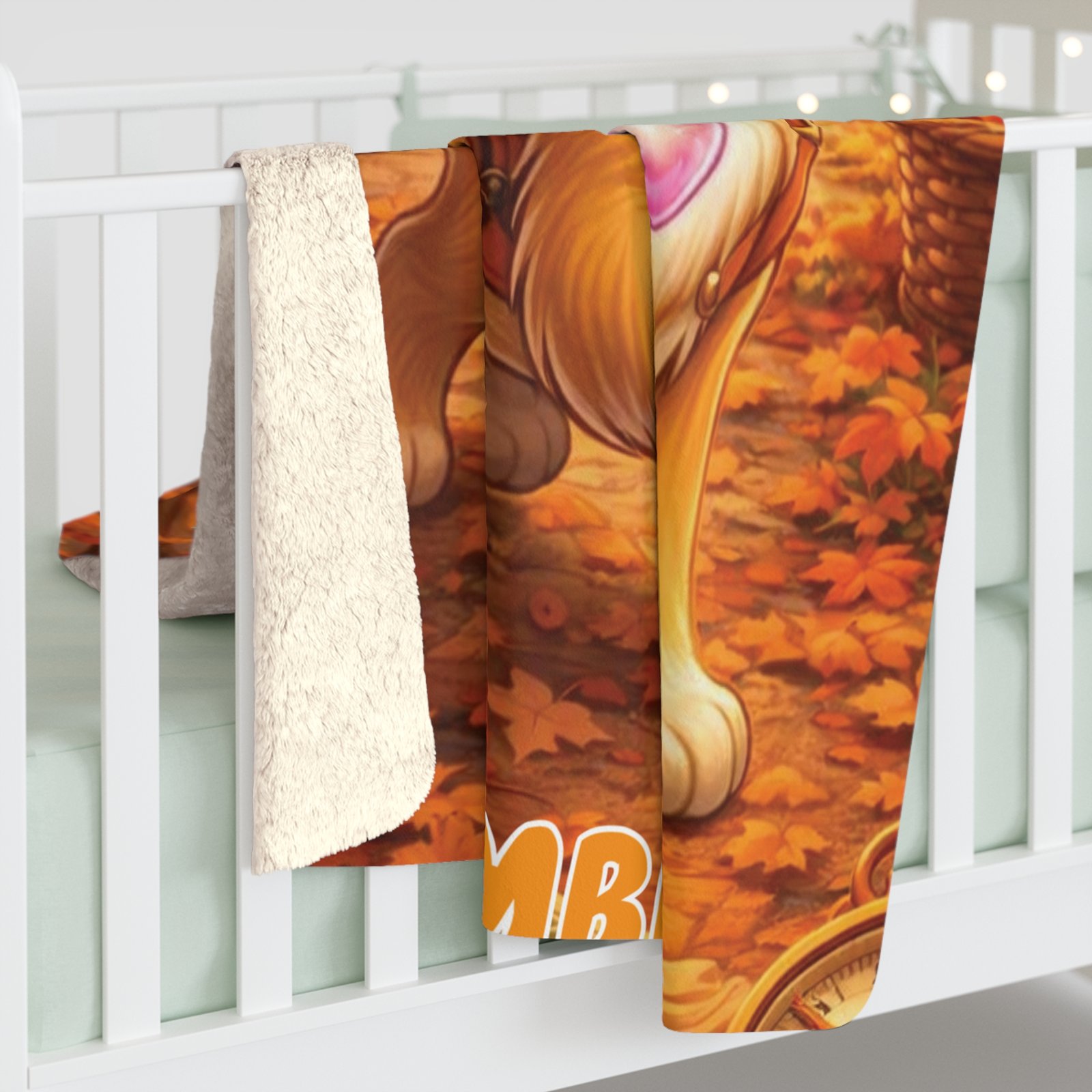 'Bumbles' Wiggle Woofs™ Sherpa Fleece Blanket - Image 4