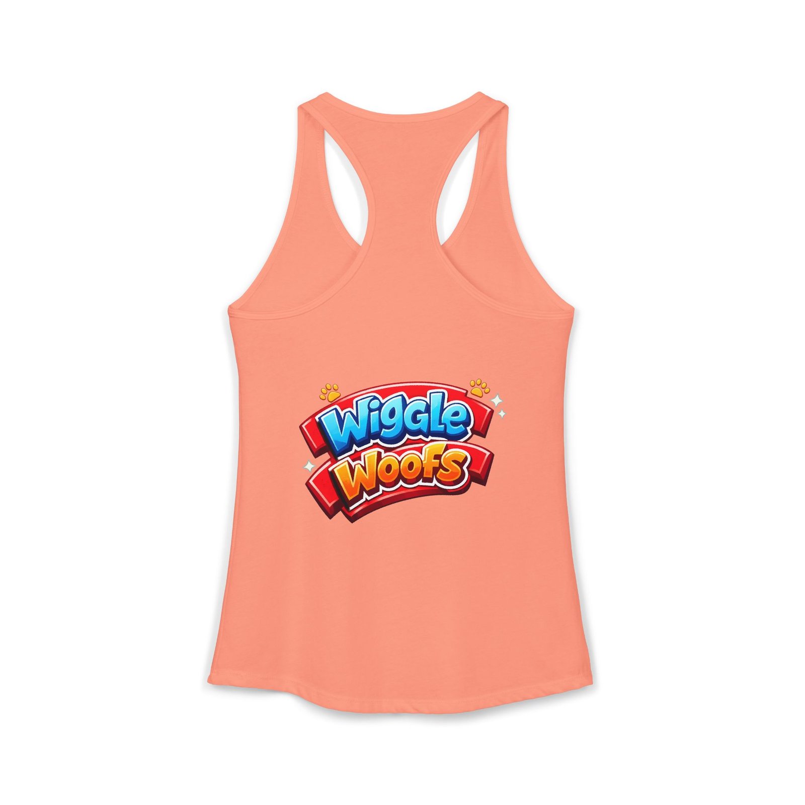 'Penny' Wiggle Woofs™ Women's Ideal Racerback Tank - Image 44