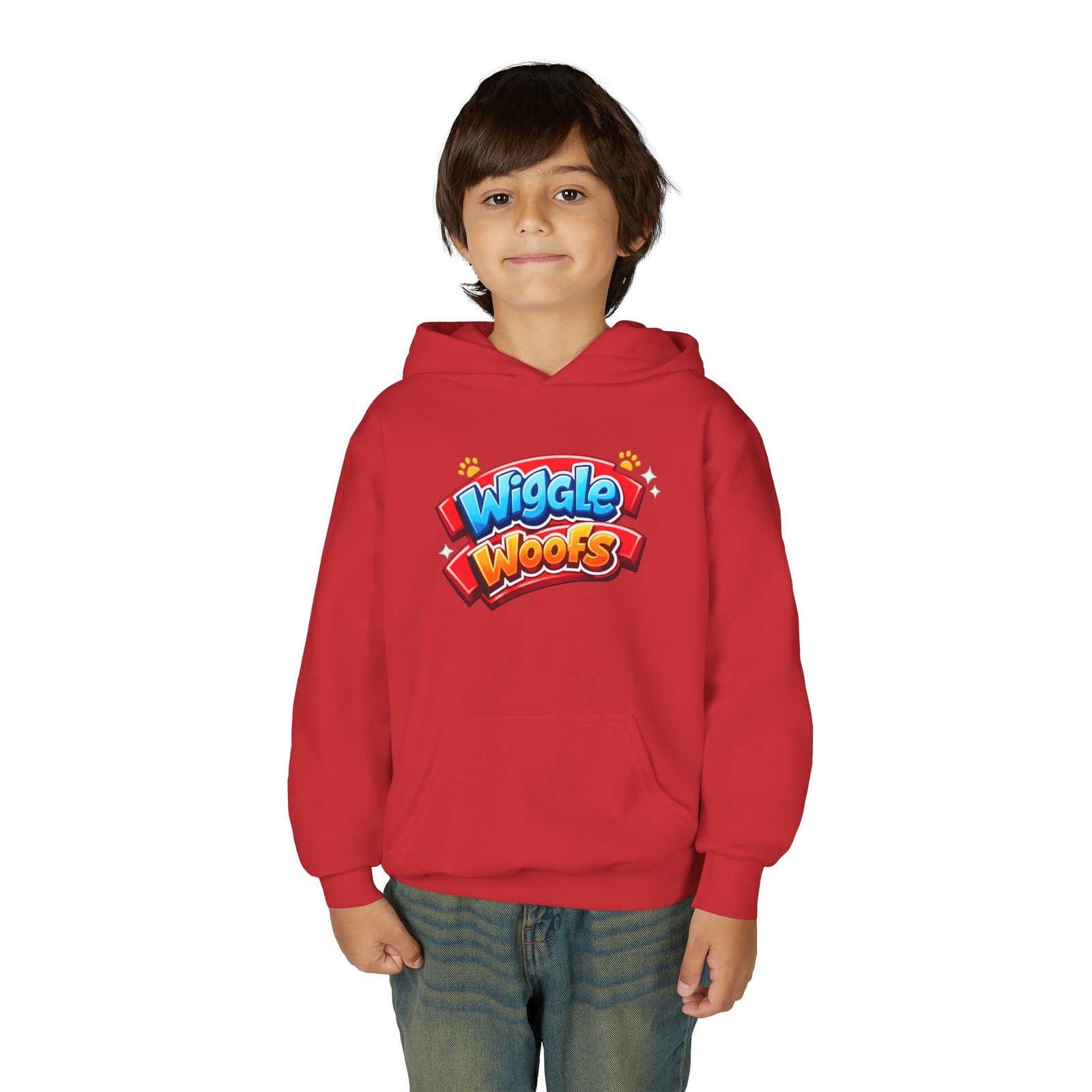 Zeus Wiggle Woofs™ Youth Heavy Blend Hooded Sweatshirt - Image 14